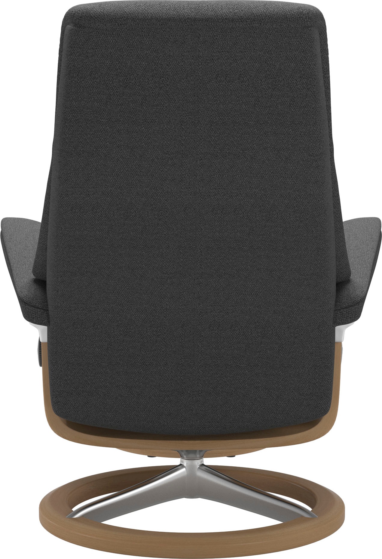Stressless® Relaxsessel »View«, (Set, Relaxsessel mit Hocker), mit Signature Base, Größe S,Gestell Eiche