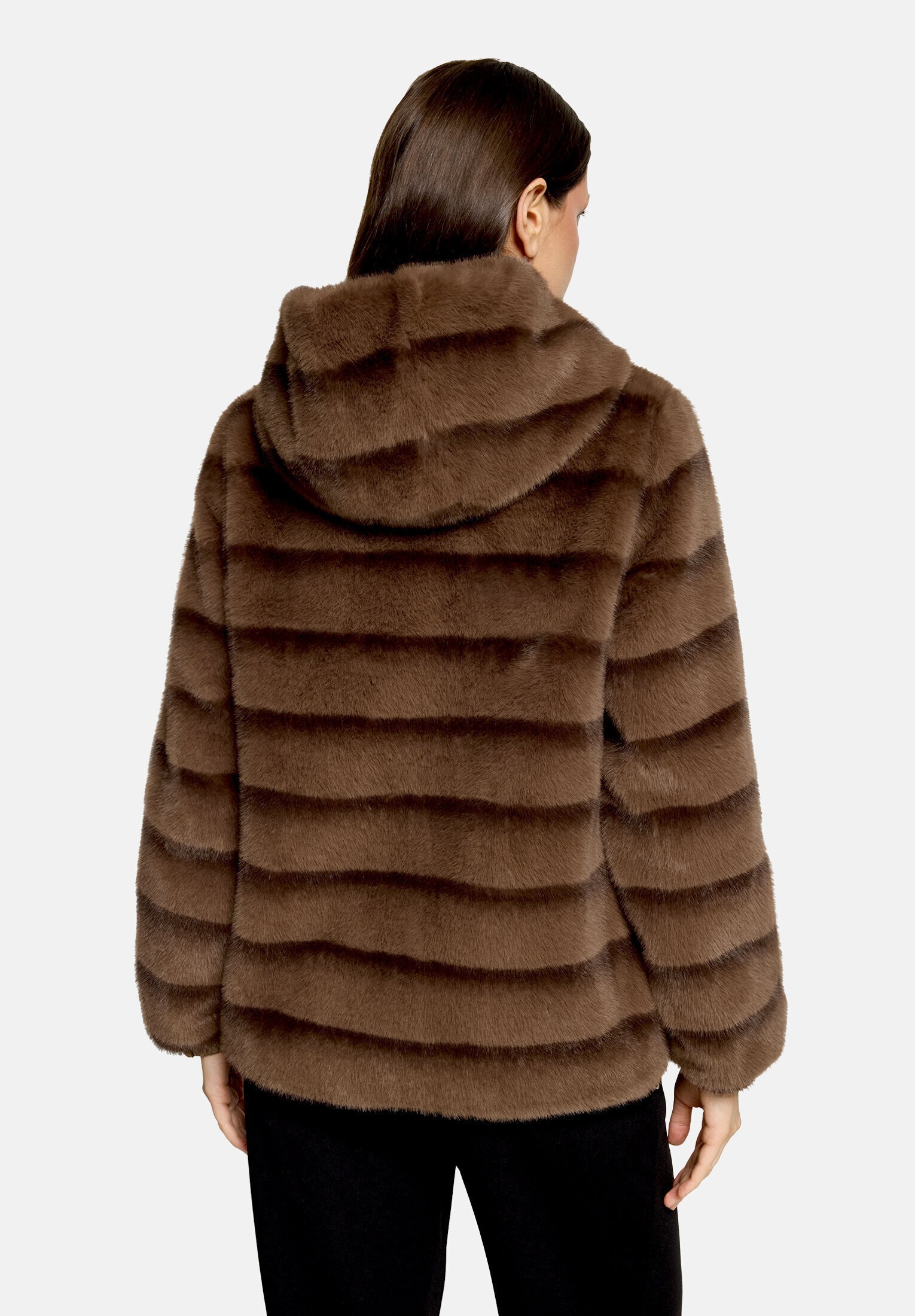 Betty Barclay Plüschjacke »Damen mit Kapuze« mit Kapuze