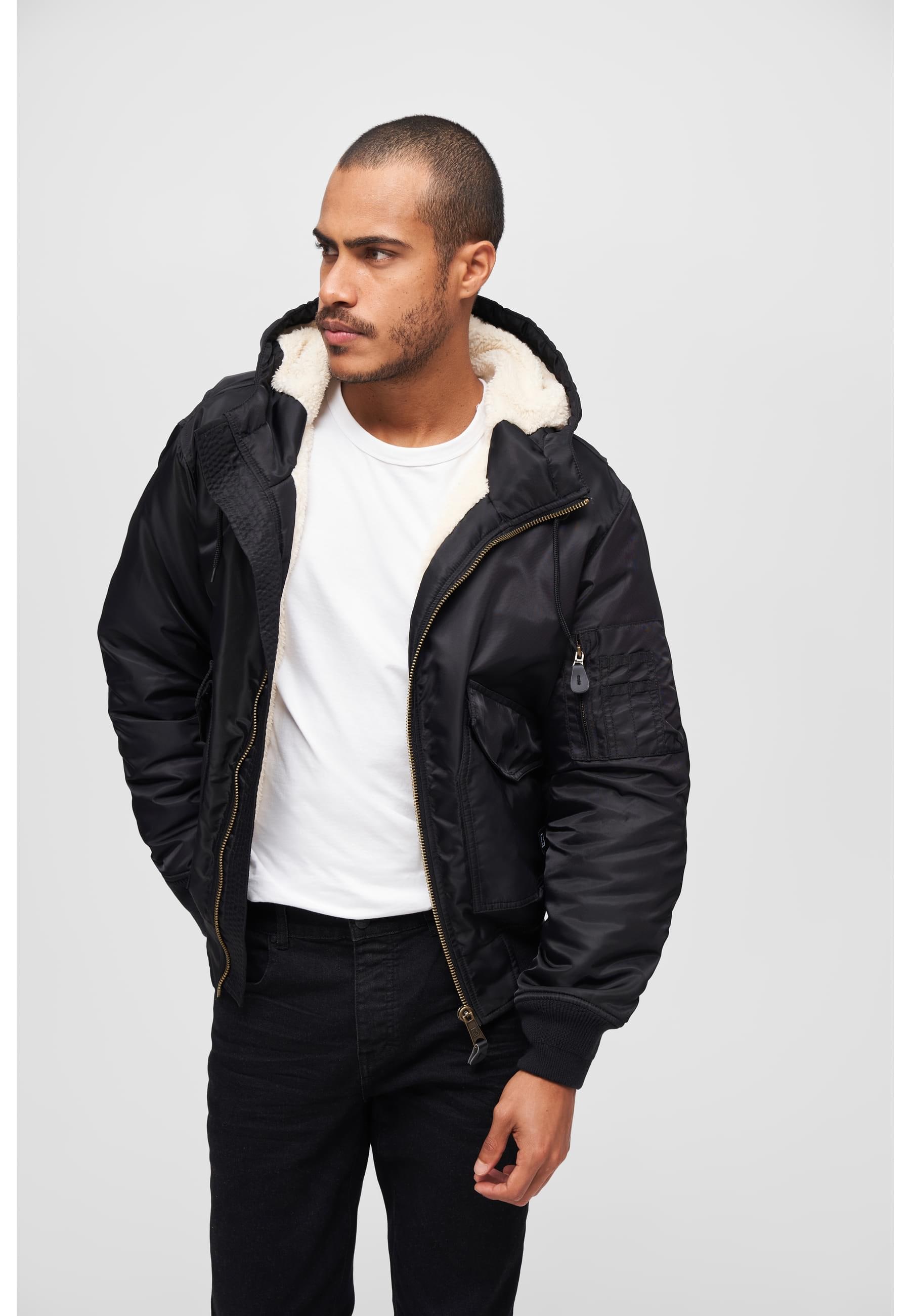 Brandit Bomberjacke »Brandit Herren CWU Jacket hooded«, (1 St.), mit Kapuze