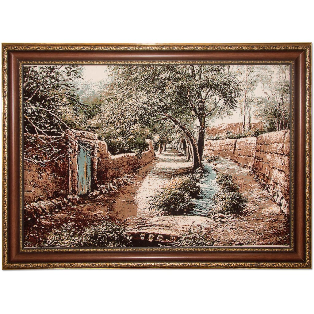 morgenland Wandteppich »Bild-Teppich Figurativ 110 x 80 cm«, rechteckig, besonders weich durch Microfaser