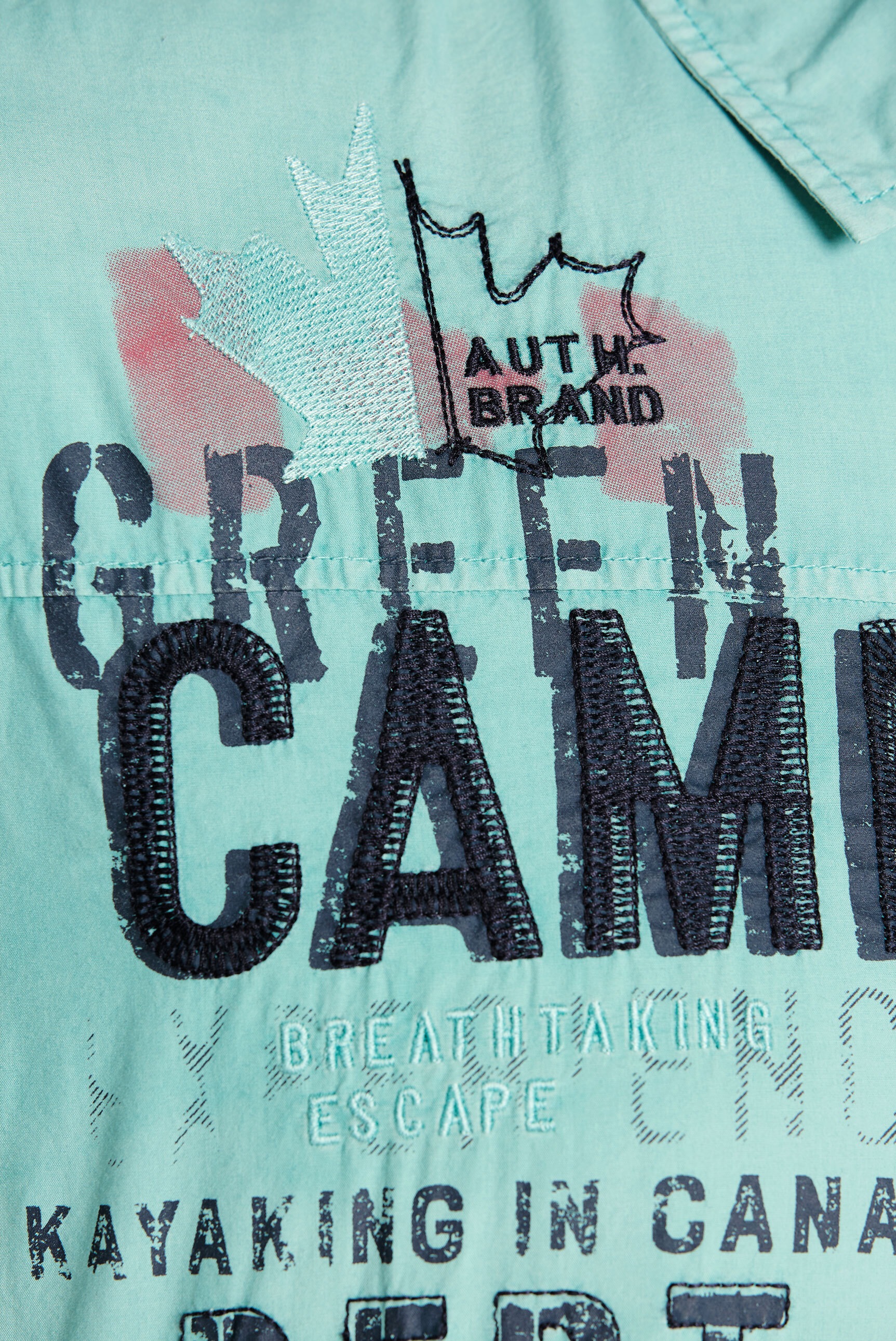 CAMP DAVID Kurzarmhemd, aus Baumwolle