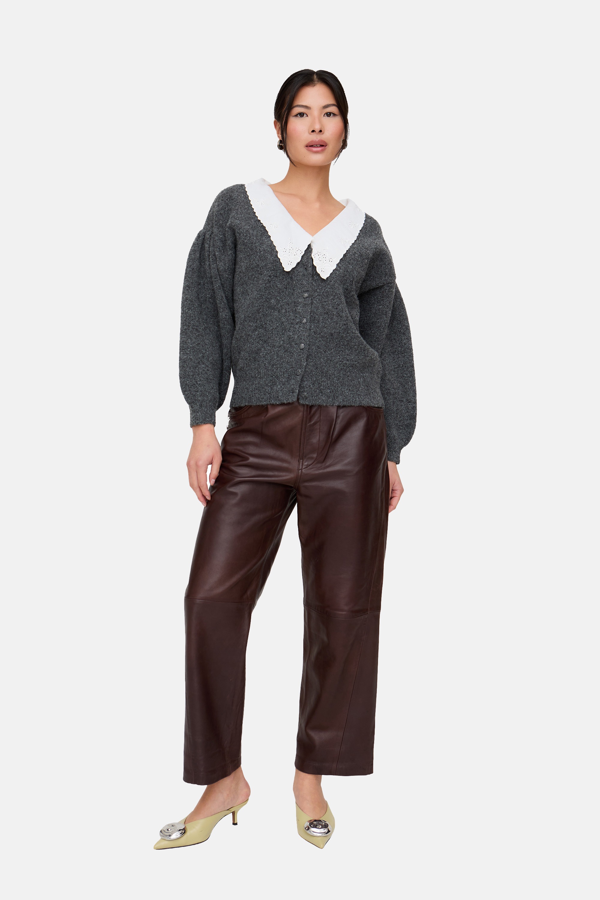 Lily and Lionel Strickjacke »Suzzanna Embroidered Collar Cardigan Damen«