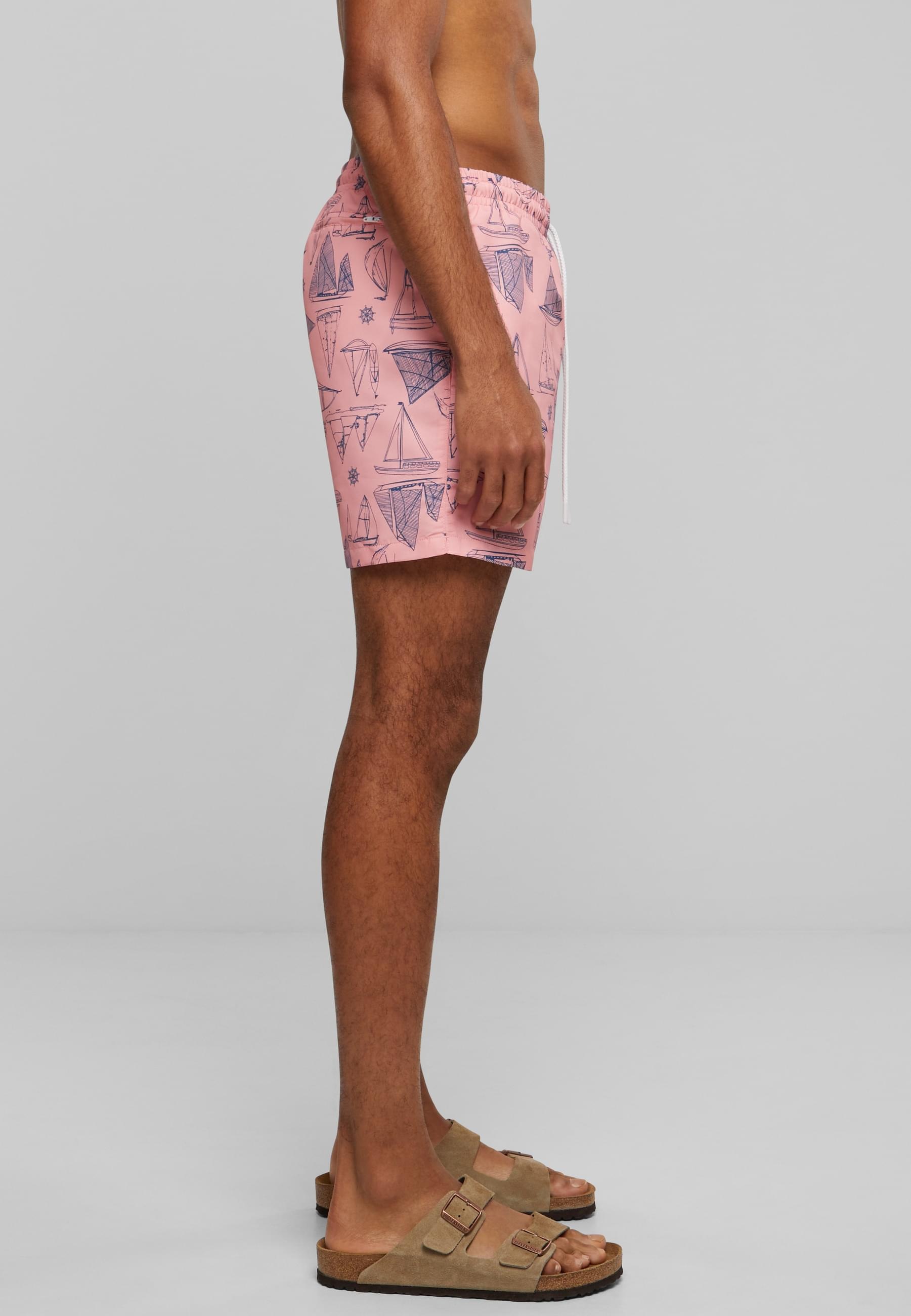 URBAN CLASSICS Badeshorts »Urban Classics Herren Pattern Swim Shorts«