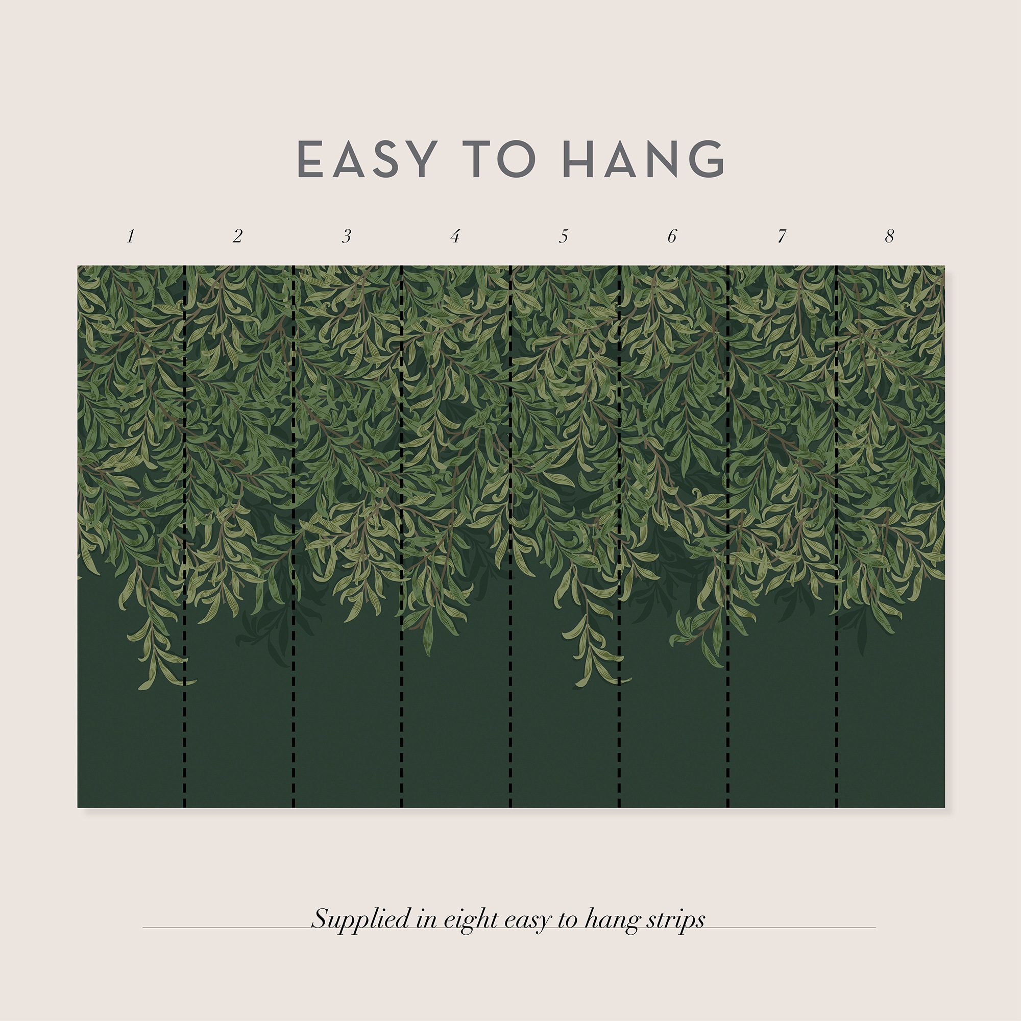 WILLIAM MORRIS AT HOME Vliestapete »Willow Bough Deep«, Retro, 10mx52cm (ca. 5m2)