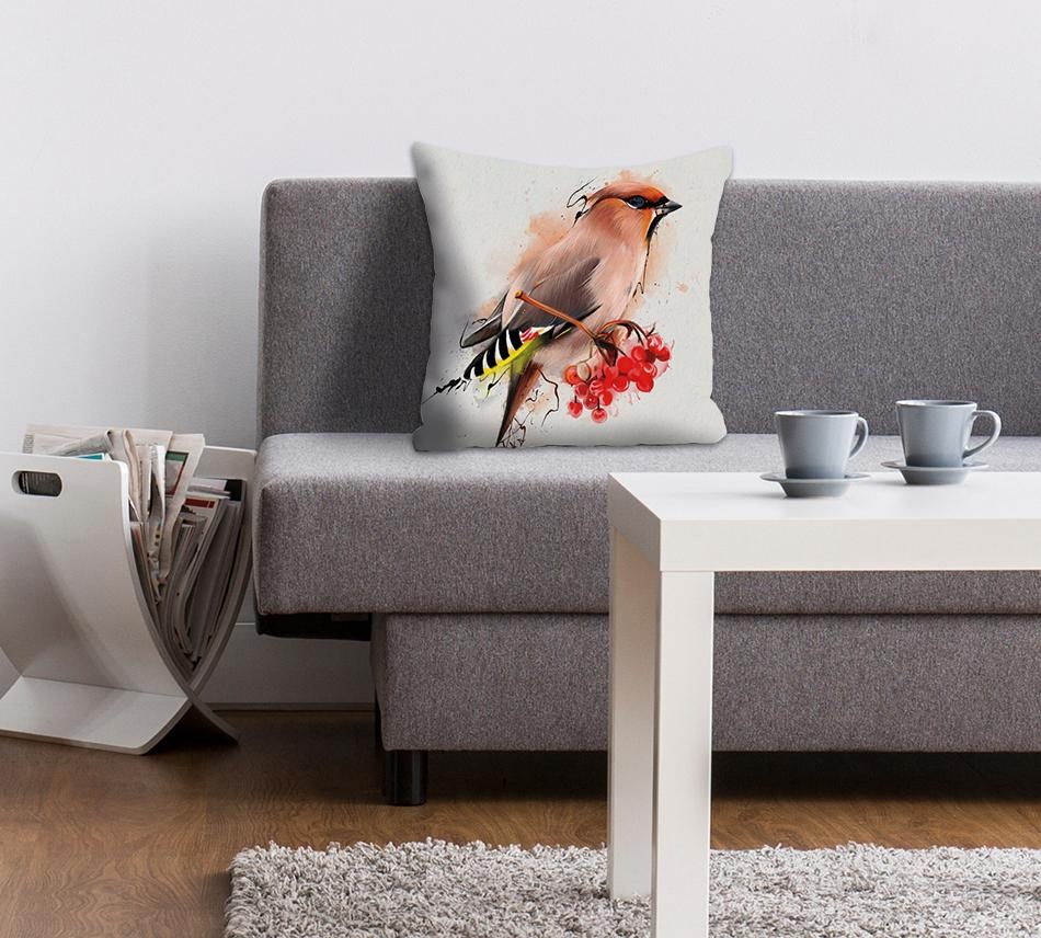 queence Dekokissen ""Vogel"" Kissenhülle ohne Füllung, 1 Stück günstig online kaufen