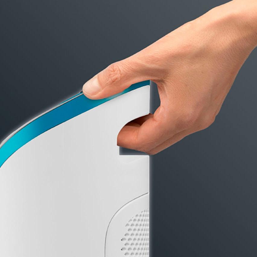 Rowenta Tischturmventilator »Eole Compact, leise mit nur 45 dB(A), transportierbar, Timer,«, 3 Geschwindigkeiten, Eco-Abschaltautomatik, weiß/schwarz, VU6210F0