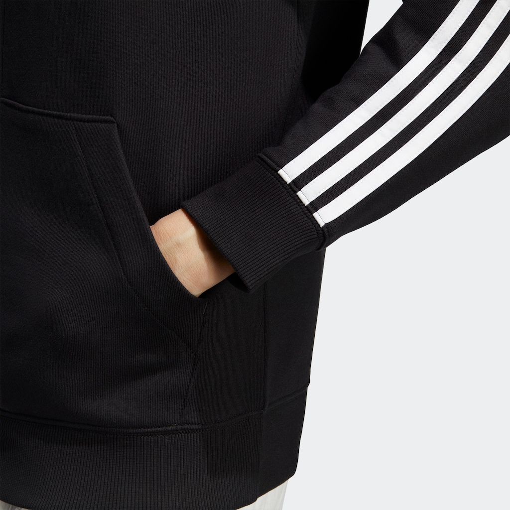 adidas Sportswear Kapuzensweatshirt »ESSENTIALS 3STREIFEN FRENCH TERRY REGULAR KAPUZENJACKE«