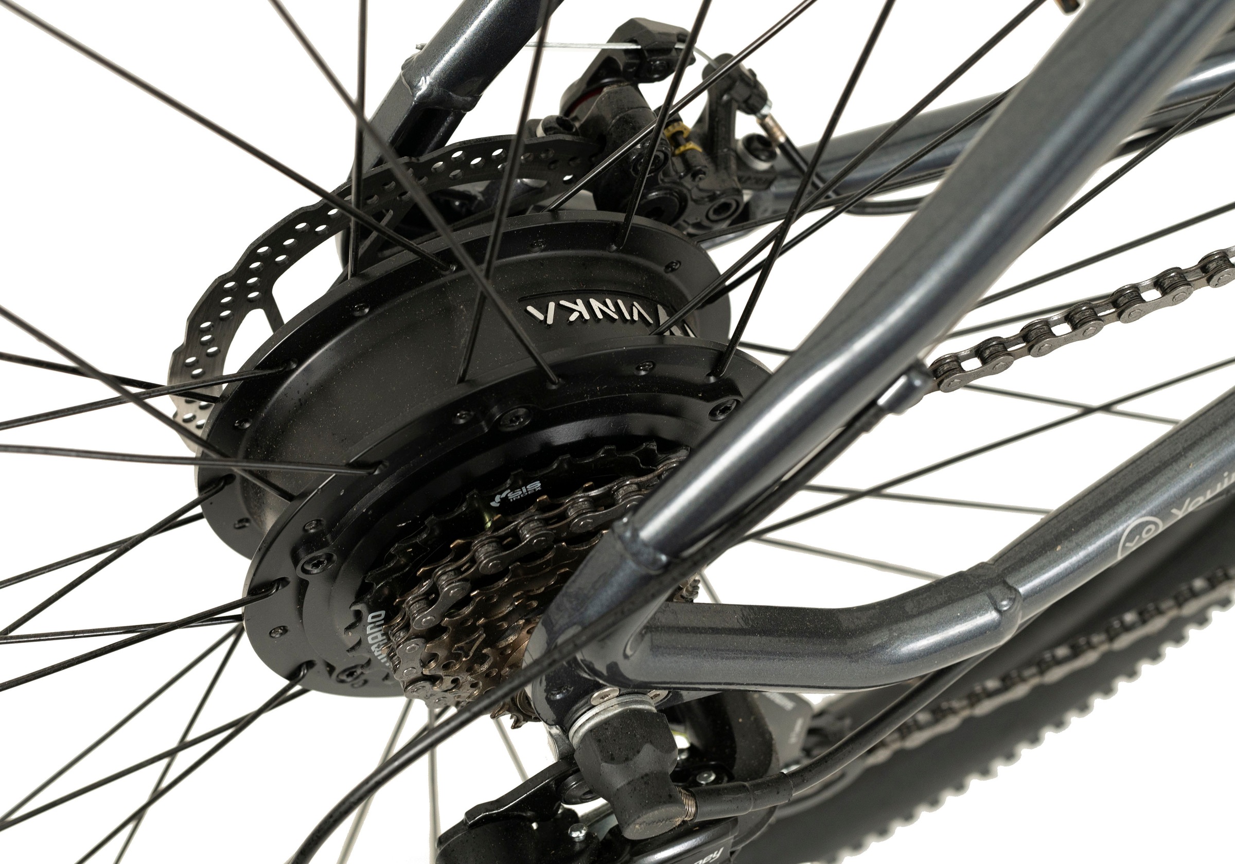 TOTEM E-Bike »EV-S«, 21 Gang, Shimano, Tourney, Heckmotor 250 W, Pedelec, Elektrofahrrad für Damen u. Herren, MTB