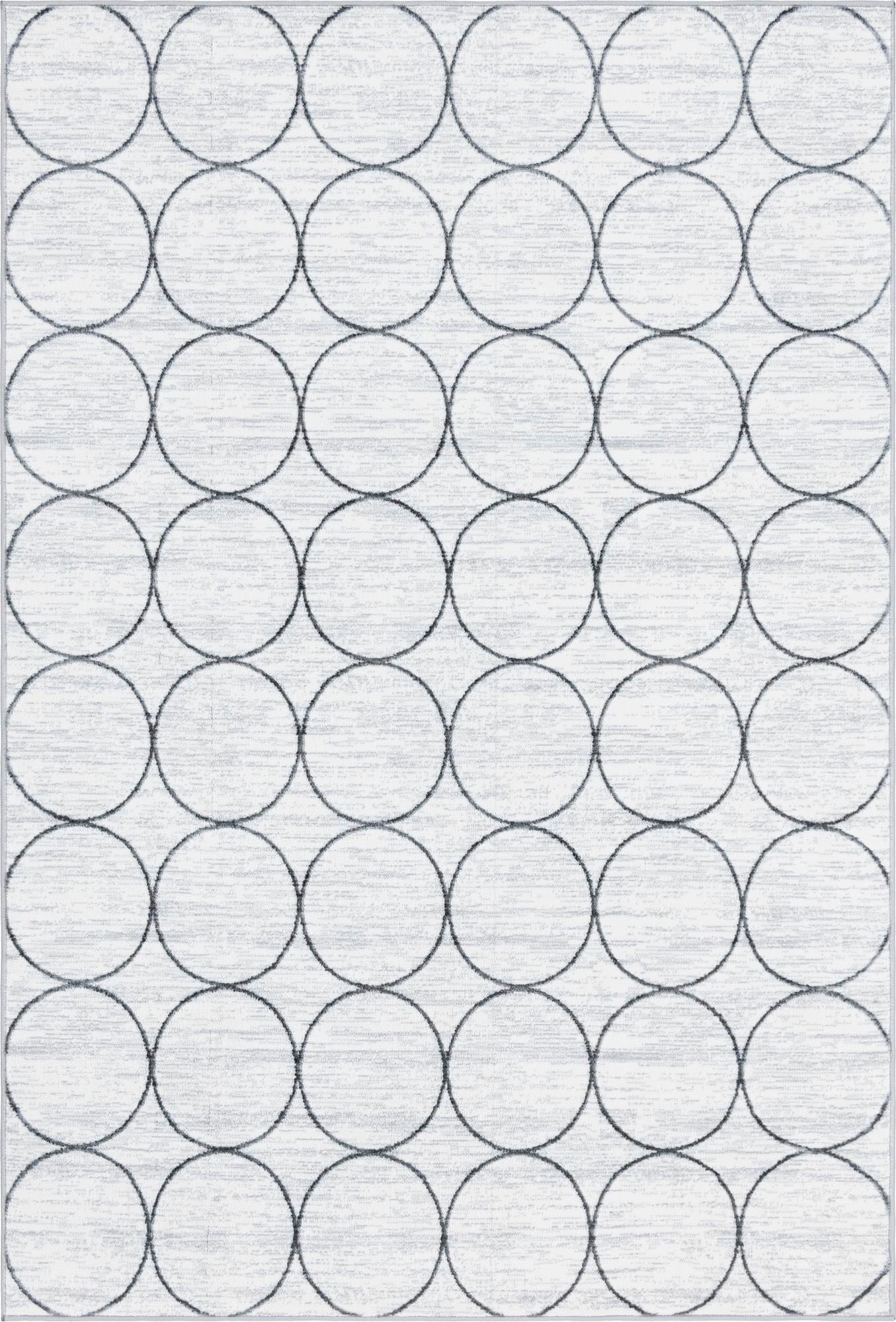 Myflair Möbel & Accessoires "Titan Trellis, LAGERRÄUMUNG" rechteckig 13 mm Höhe Kurzflor, gewebt, modernes Design, Motiv Kreise