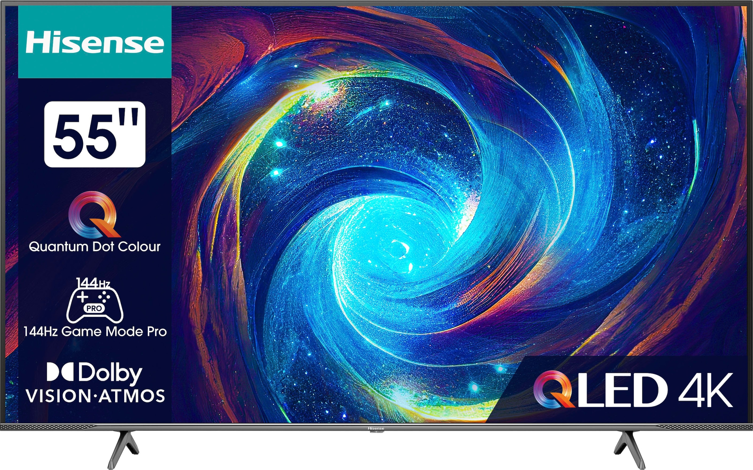 Hisense QLED-Fernseher 4K cm/55 PRO«, HD, Zoll, | Ultra »55E7KQ 139 Smart-TV BAUR