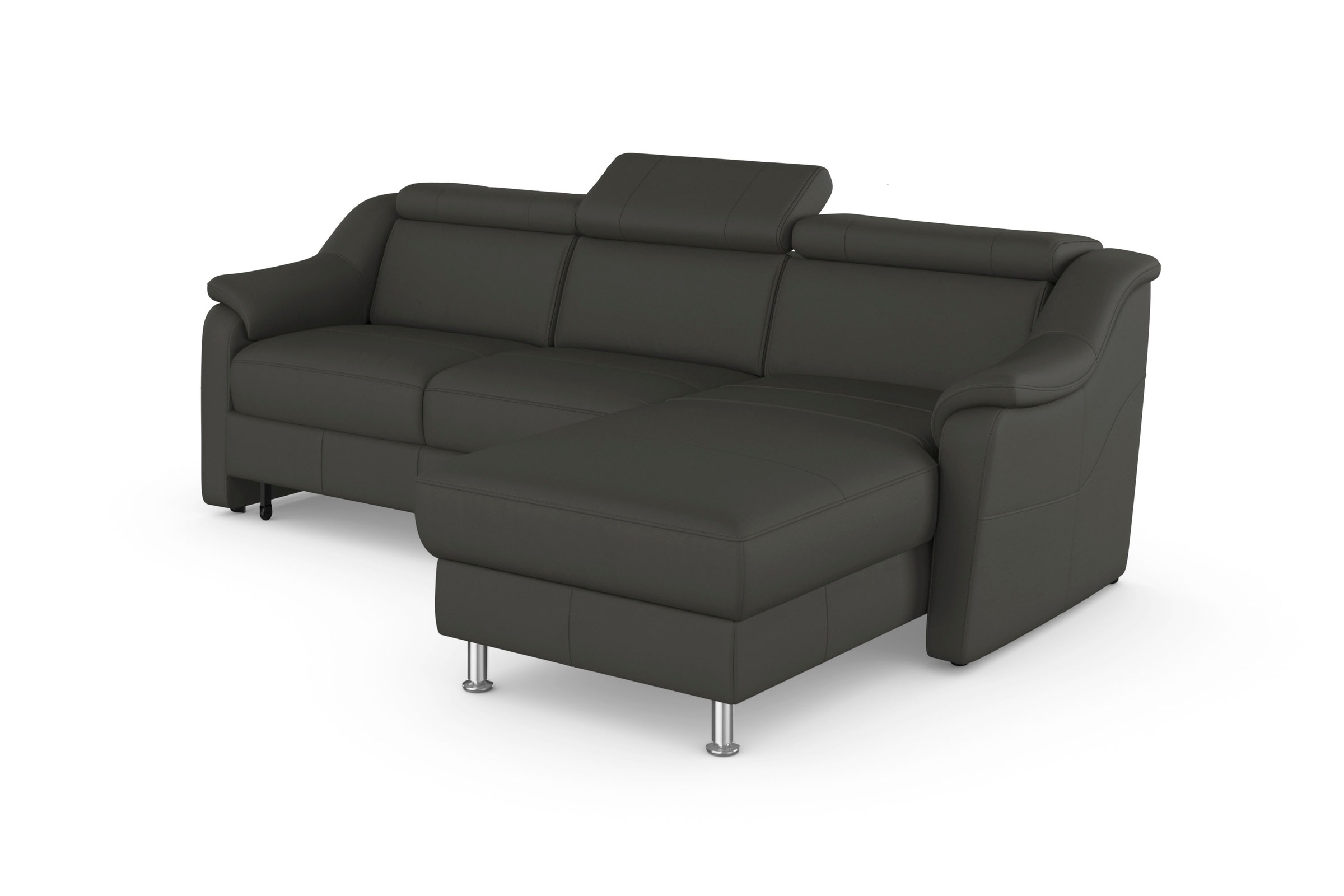 sit&more Ecksofa »Freetown L-Form«, inklusive Kopfteilverstellung und komfortablem Federkern