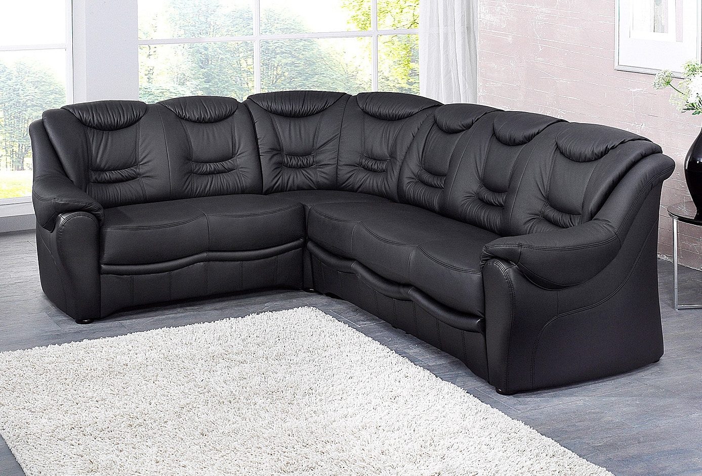 sit&more Ecksofa "Bansin, L-Form, B: 265 cm, Bettfunktion optional, Federkern-Polsterung" Komfortable Sitzhöhe 46 cm, Liegefläche 148 x 198 cm bei Bettfunktion