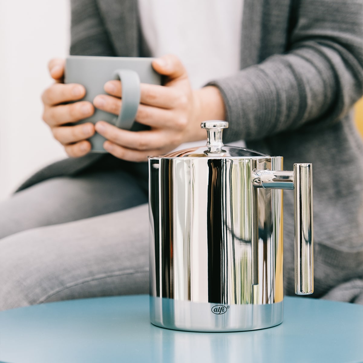 Alfi Teekanne »DAN TEA, mit Hartglaseinsatz«, 1,4 l, (1 St.), intergrierter Teefilter für losen Tee, festsitzender Deckel