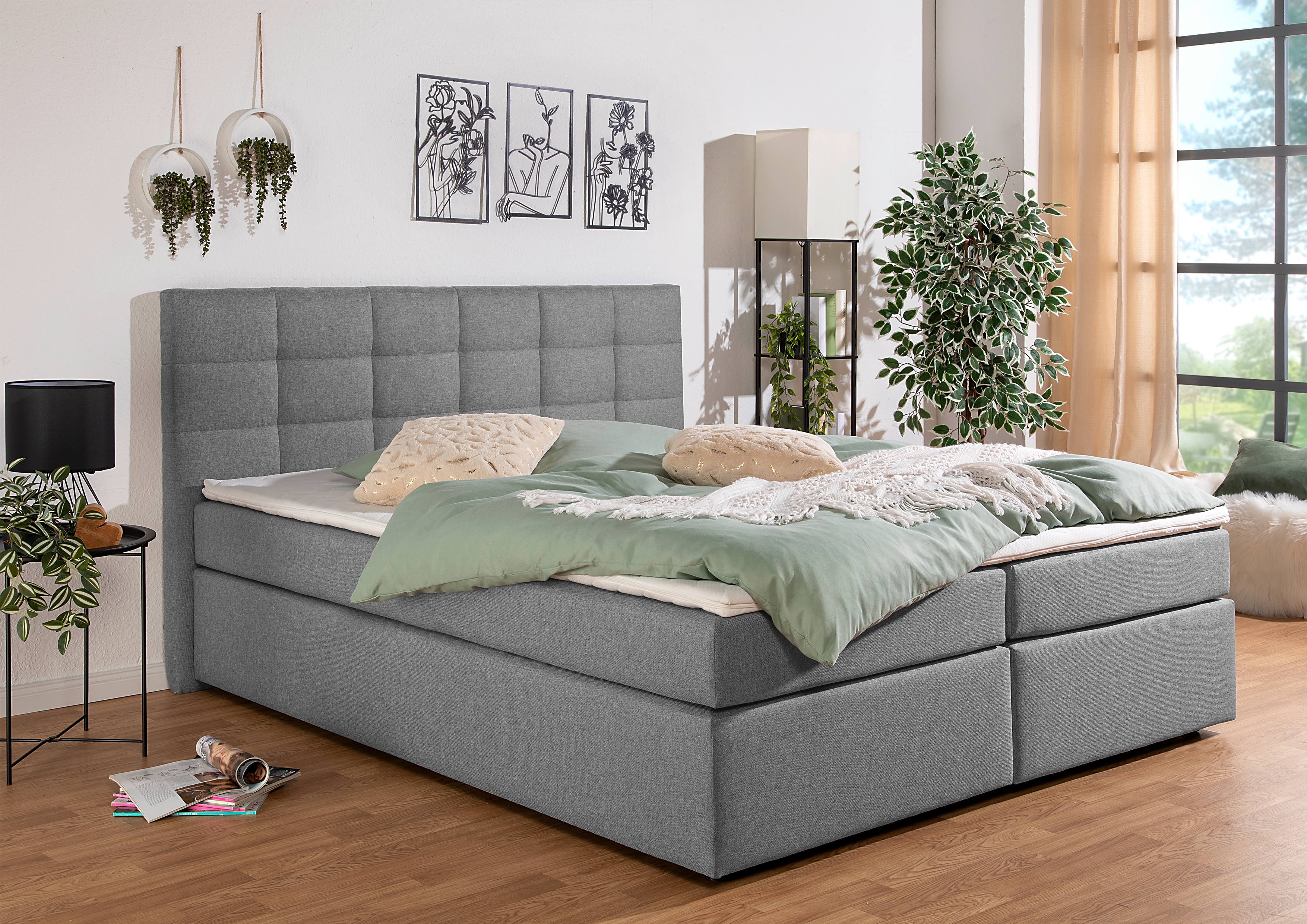 Home affaire Boxbett "Carde" wahlweise mit Bettkasten, in H2, H3 & H4 erhältlich