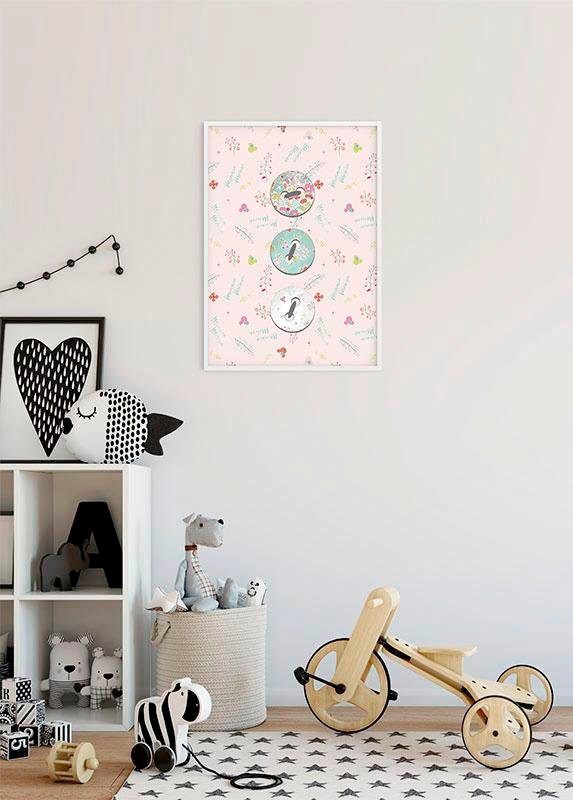 Komar Bild »Minnie Mouse Buttons«, Disney, (1 St.), Wandbild zur Dekoration im Kinderzimmer - ohne Rahmen