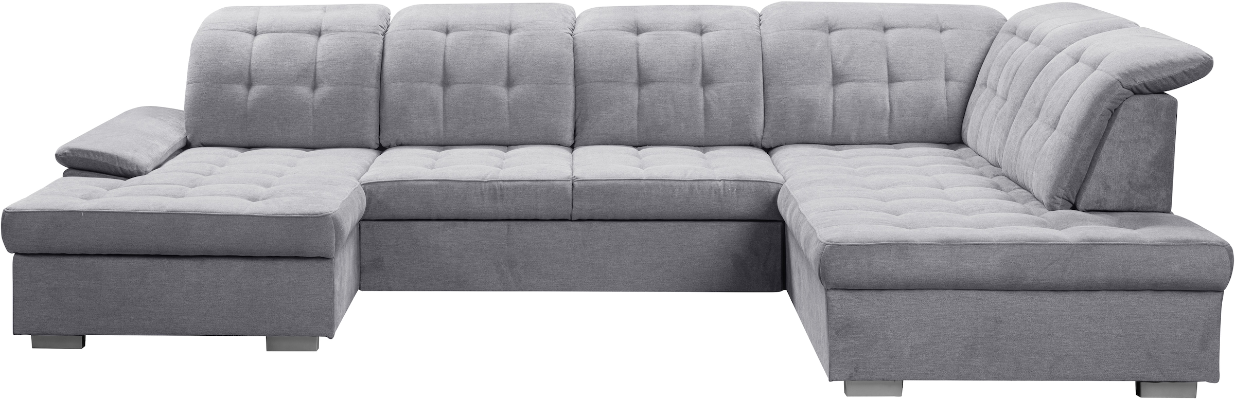WERK2 Wohnlandschaft »Kordula-New Multifunktion Couch, Breite 332cm, U-Form«, Sofa in U-Form mit Schlaffunktion & Bettkasten, Schlafcouch