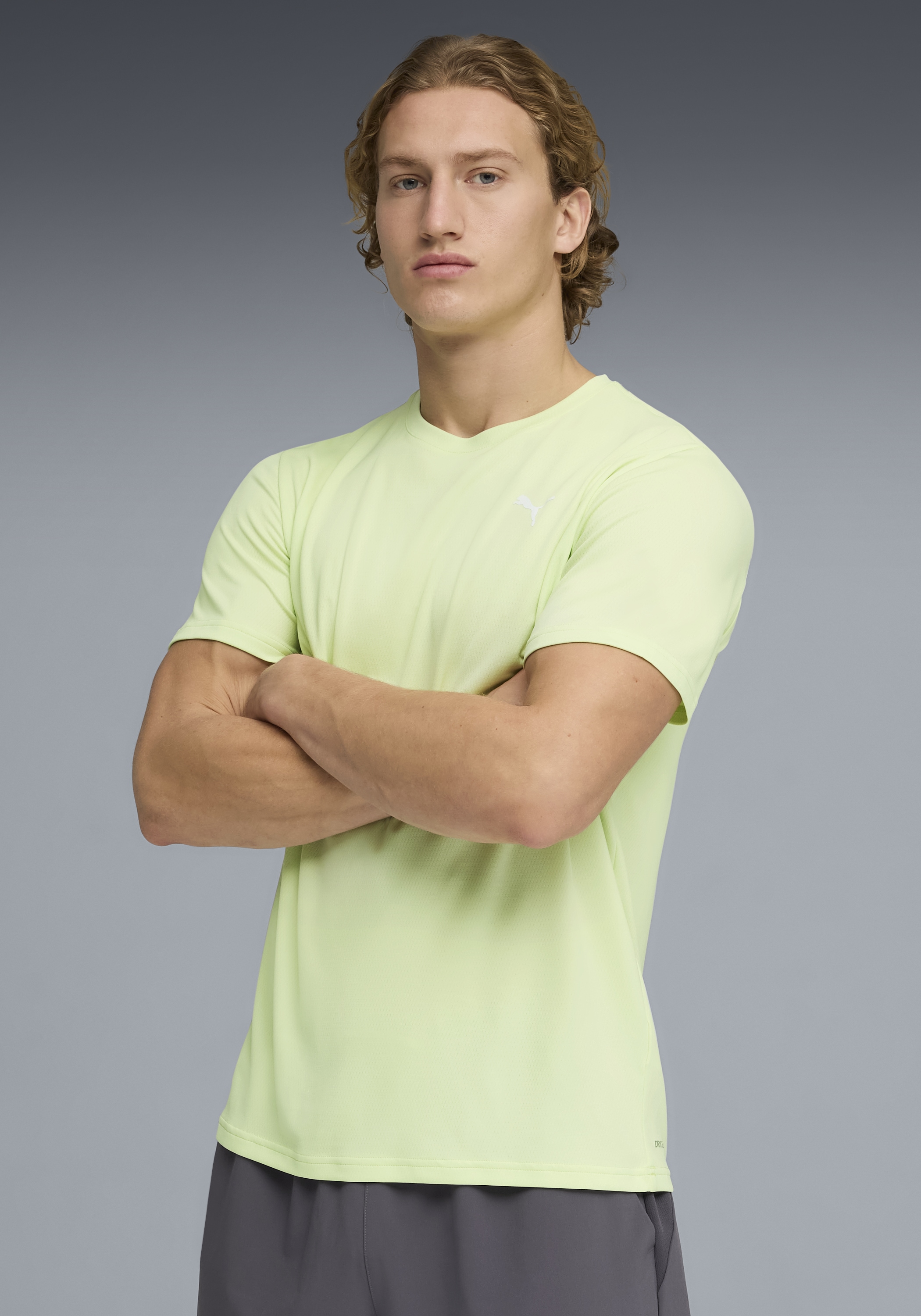 PUMA Trainingsshirt "M TAD ESSENTIAL POLY TEXTURE TEE" ergonomische Cutline günstig online kaufen