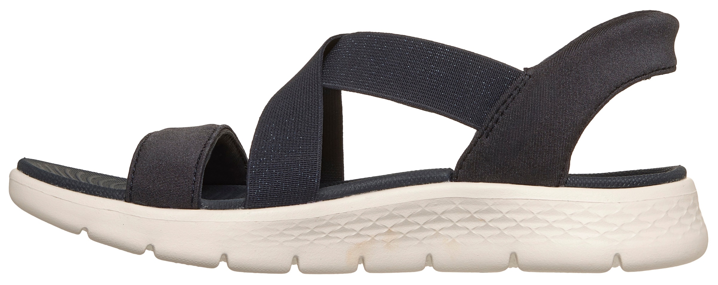 Skechers Sandale »GO WALK FLEX SANDAL-GLIMMER UP«  Sommerschuh, Schlupfschuh mit Goga Mat Foatbed