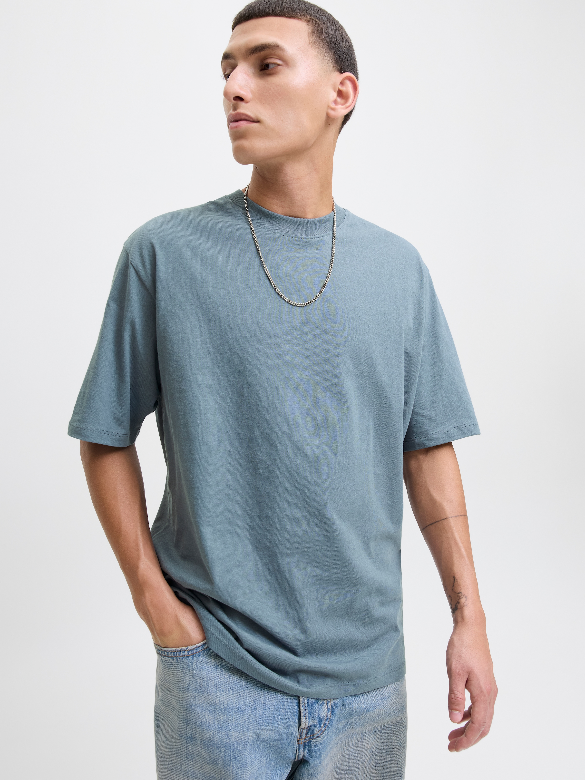 Jack & Jones Oversize-Shirt "JJEBRADLEY Oversize T-Shirt mit klassischem Ru günstig online kaufen