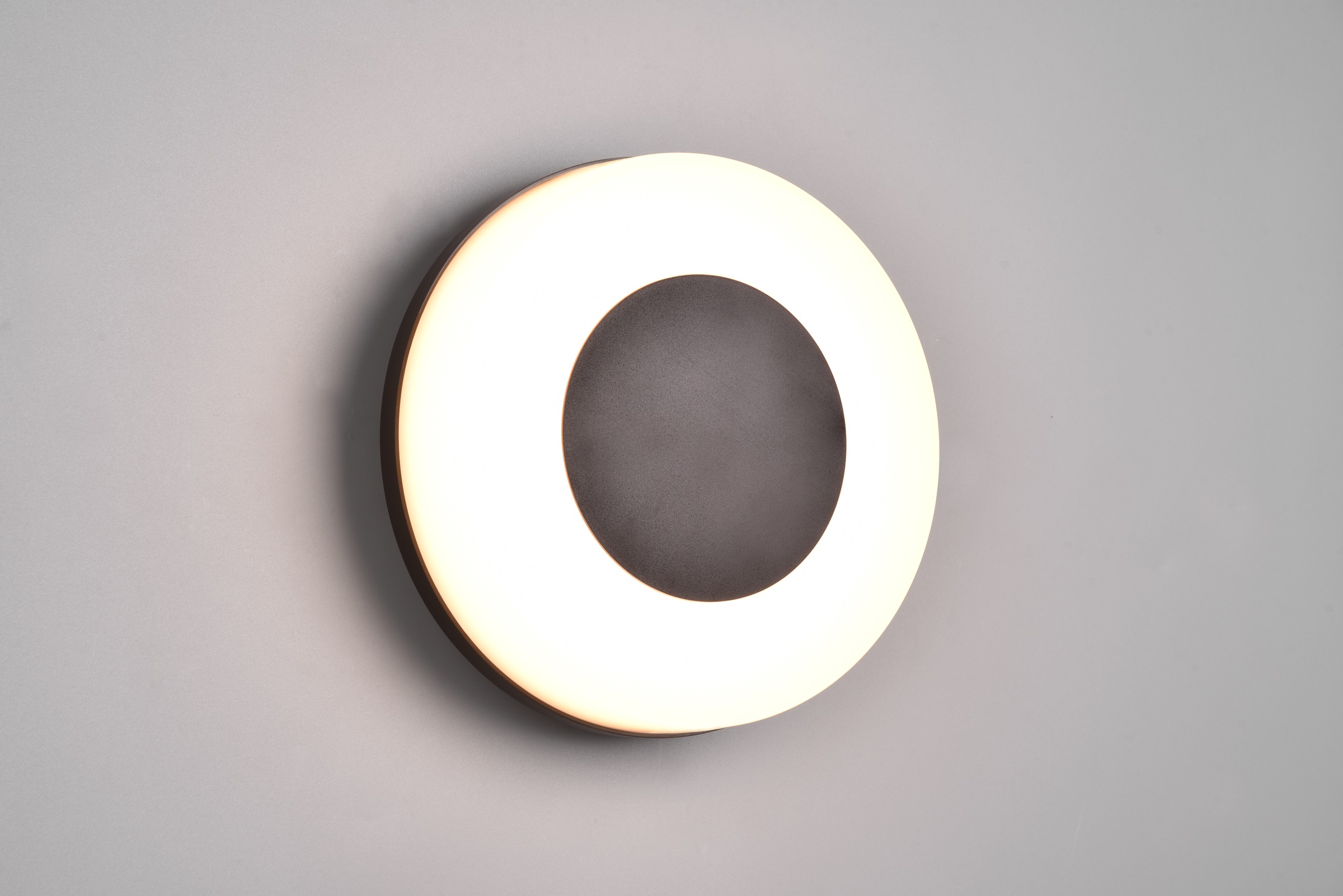 REALITY Leuchten LED Außen-Wandleuchte »MORENA, runde LED Wandlampe Deckenlampe Hauswand Fassade Garten IP54«, 1 flammig, Leuchtmittel LED-Board | LED fest integriert, Lichtfarbe einstellbar warmweiß bis kaltweiß 2300/3000/4000K 1500Lumen