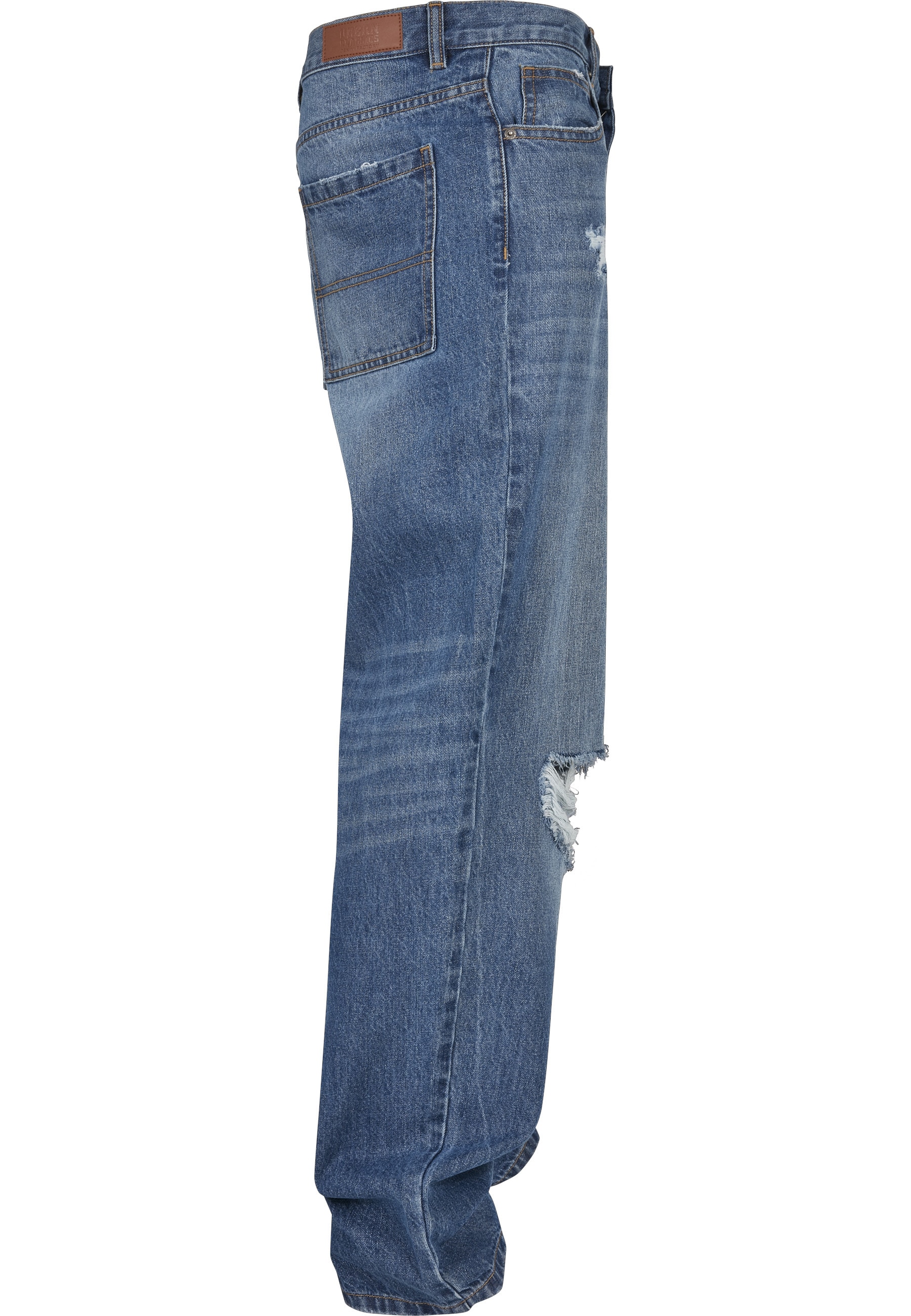 URBAN CLASSICS Bequeme Jeans »Urban Classics Herren Distressed 90‘s Jeans« 1 Stk.