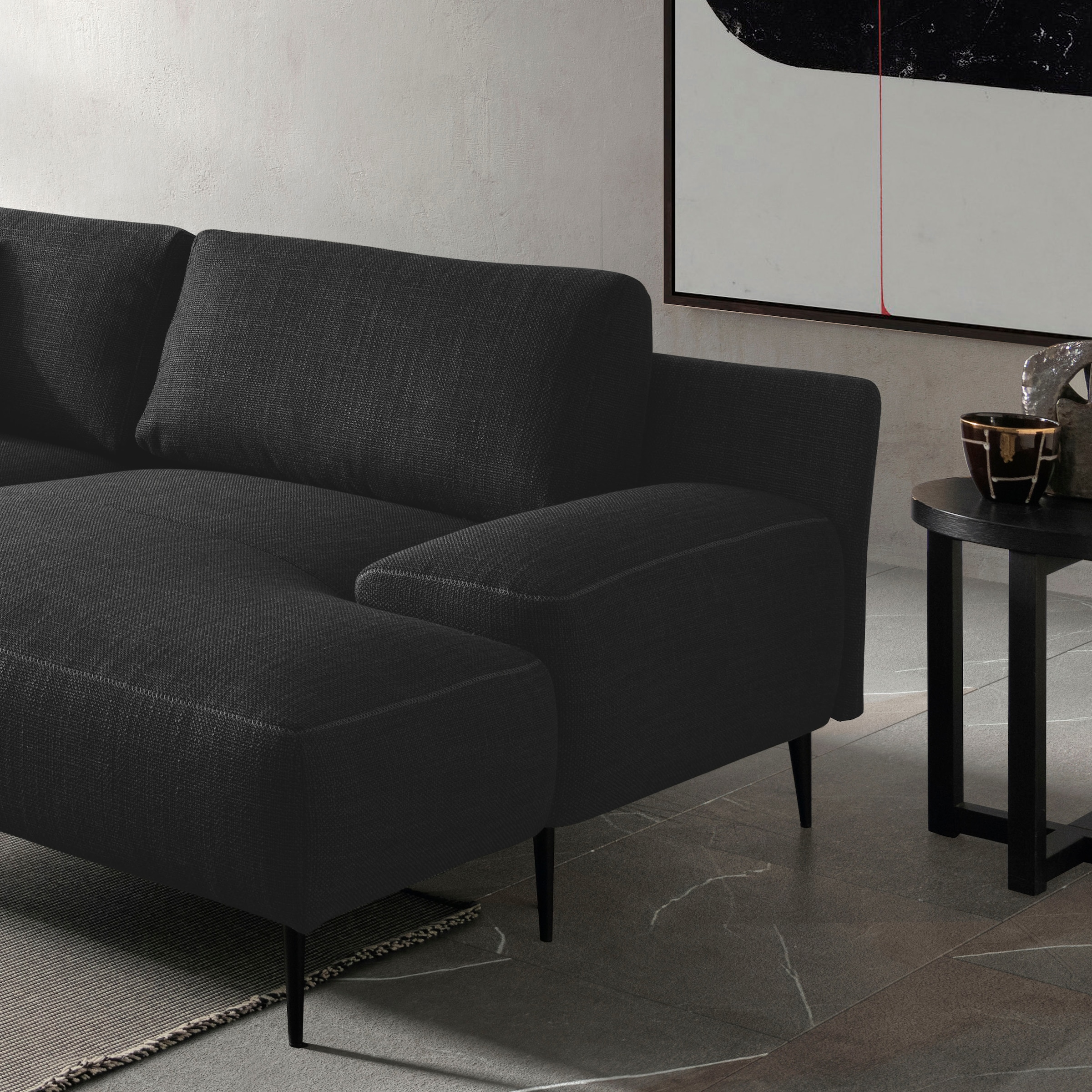 designwerk Ecksofa »Forma L-Form, zeitloses Designsofa mit aktuellem Fuß«, in hochwertiger Verarbeitung & tollem Sitzkomfort