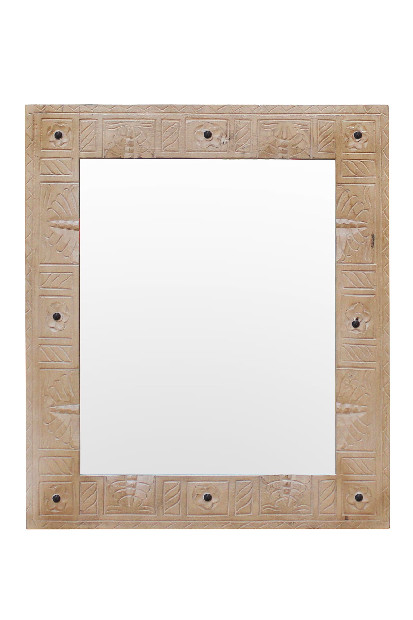 SIT Badmöbel-Set, (Set, Bäder-Set), Front mit aufwändigen Schnitzereien, Ringgriffe & Beschläge aus Metall