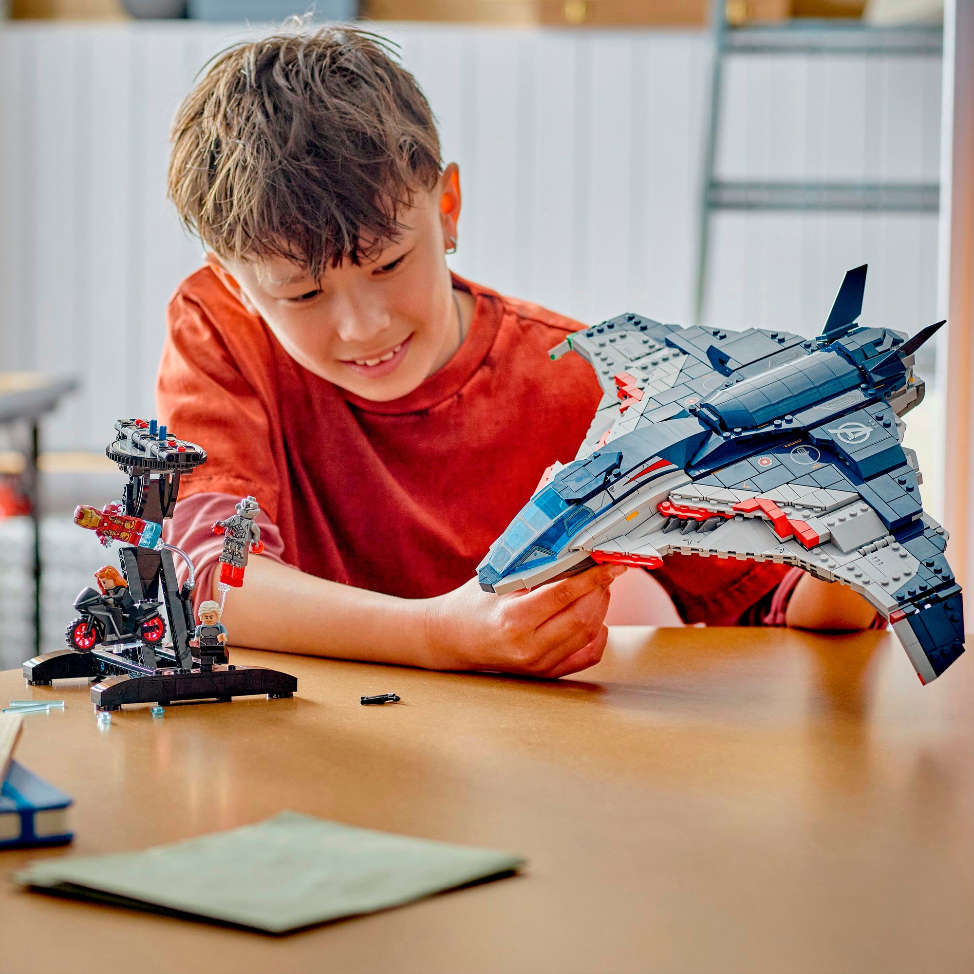 LEGO® Konstruktionsspielsteine »Avengers: Age of Ultron Quinjet (76325), LEGO Super Heroes«, (1131 St.), Made in Europe
