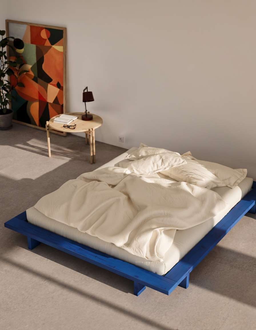 Karup Design Futonbett "Bettgestell JAPAN BED Futonbett aus FSC-zertifiziertem Massivholz" Mit Lattenrost, zeitlos, bequem & in mehreren Farben und Größen erhältlich