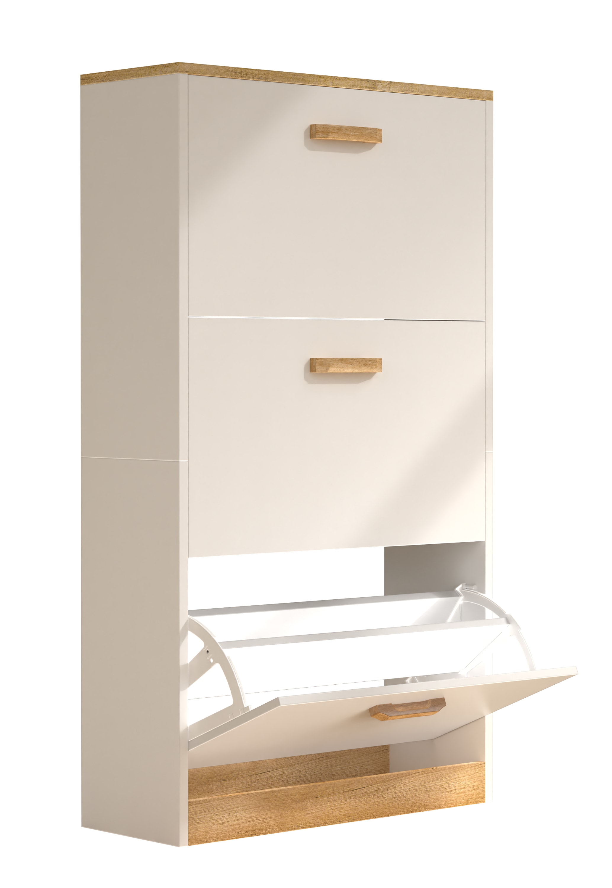 VCM Schuhschrank »Holz Schuhregal Schuhschrank Schuhkipper Halom M«