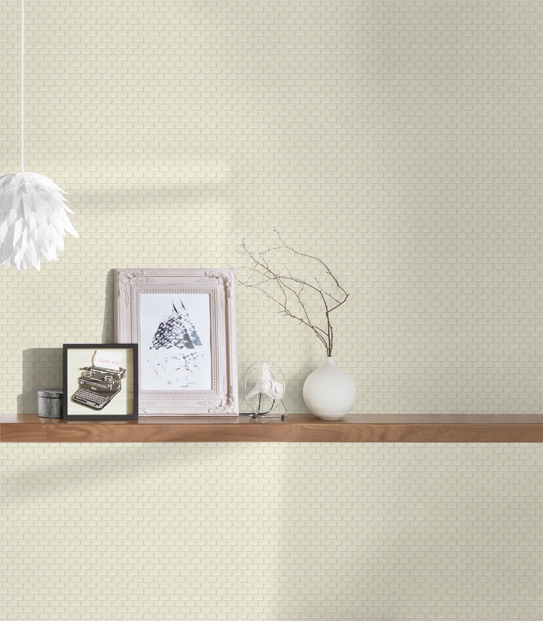 Architects Paper Vliestapete »Luxury wallpaper«, einfarbig-gemustert-uni, Uni Tapete einfarbig Tapeten Wohnzimmer Schlafzimmer Küche Flur Design
