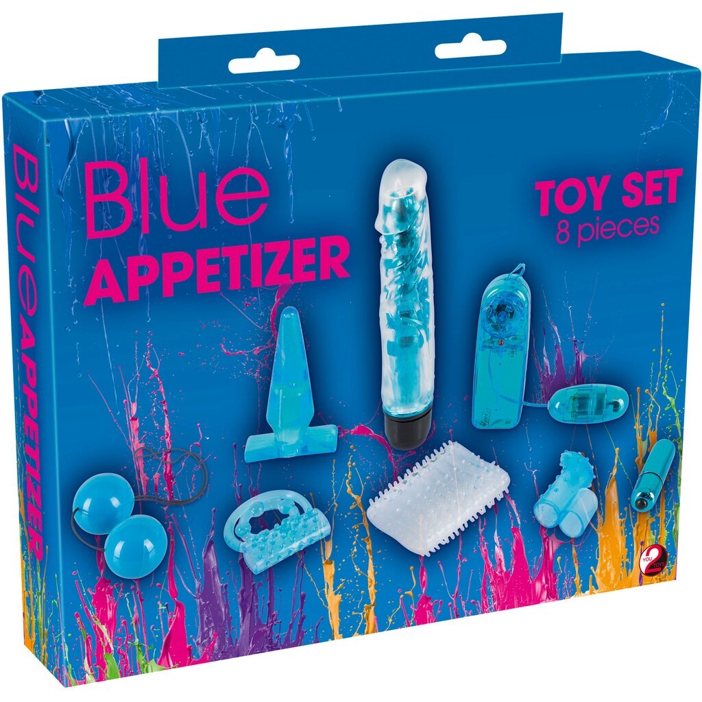 You2Toys Erotik-Toy-Set »Blue Appetizer«, (8 tlg.)