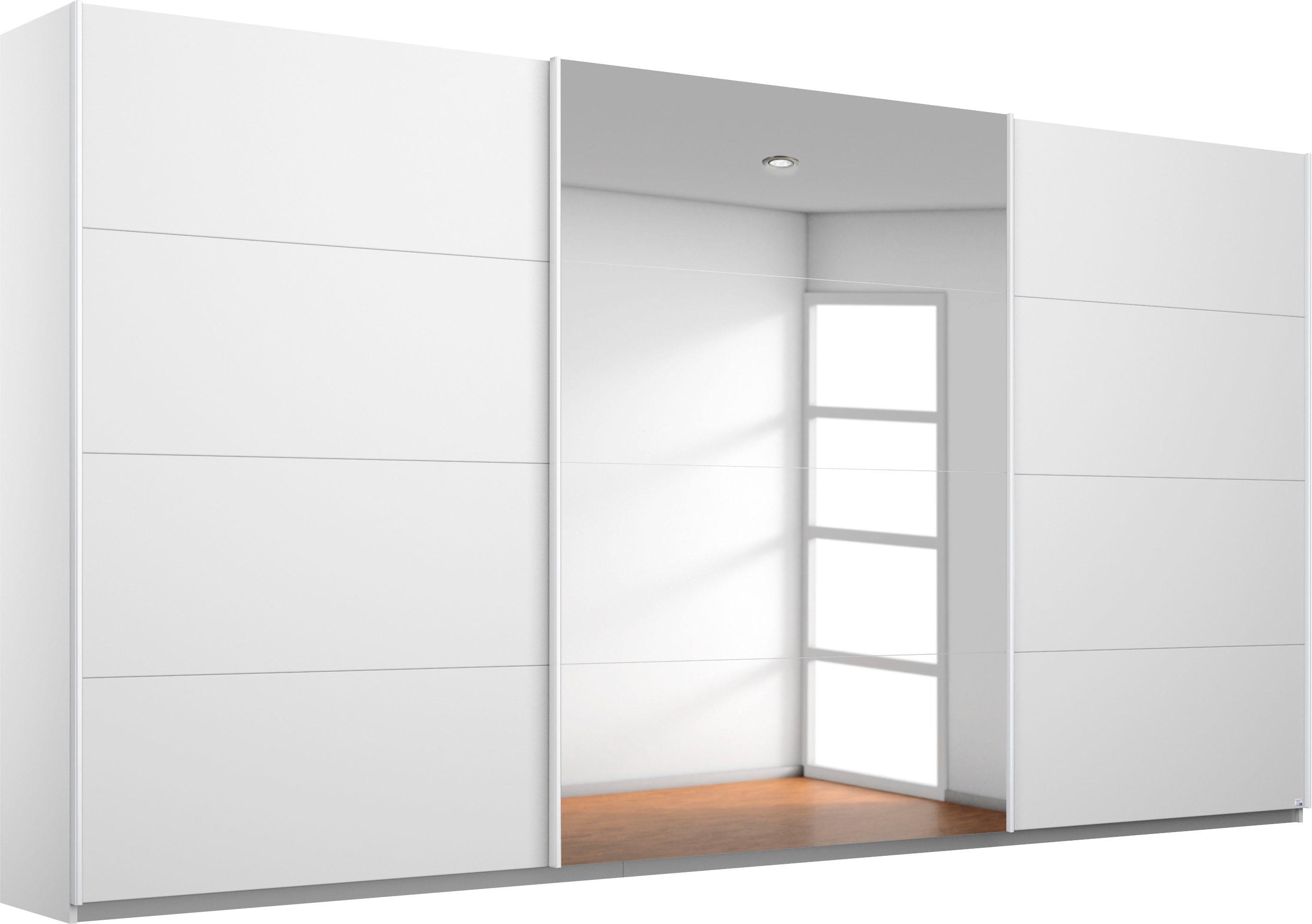 rauch Schwebetürenschrank "Kleiderschrank Schrank Garderobe Wäscheschrank KEPAN" inkl. Schubladen-Einsatz und extra Einlegeböden MADE IN GERMANY