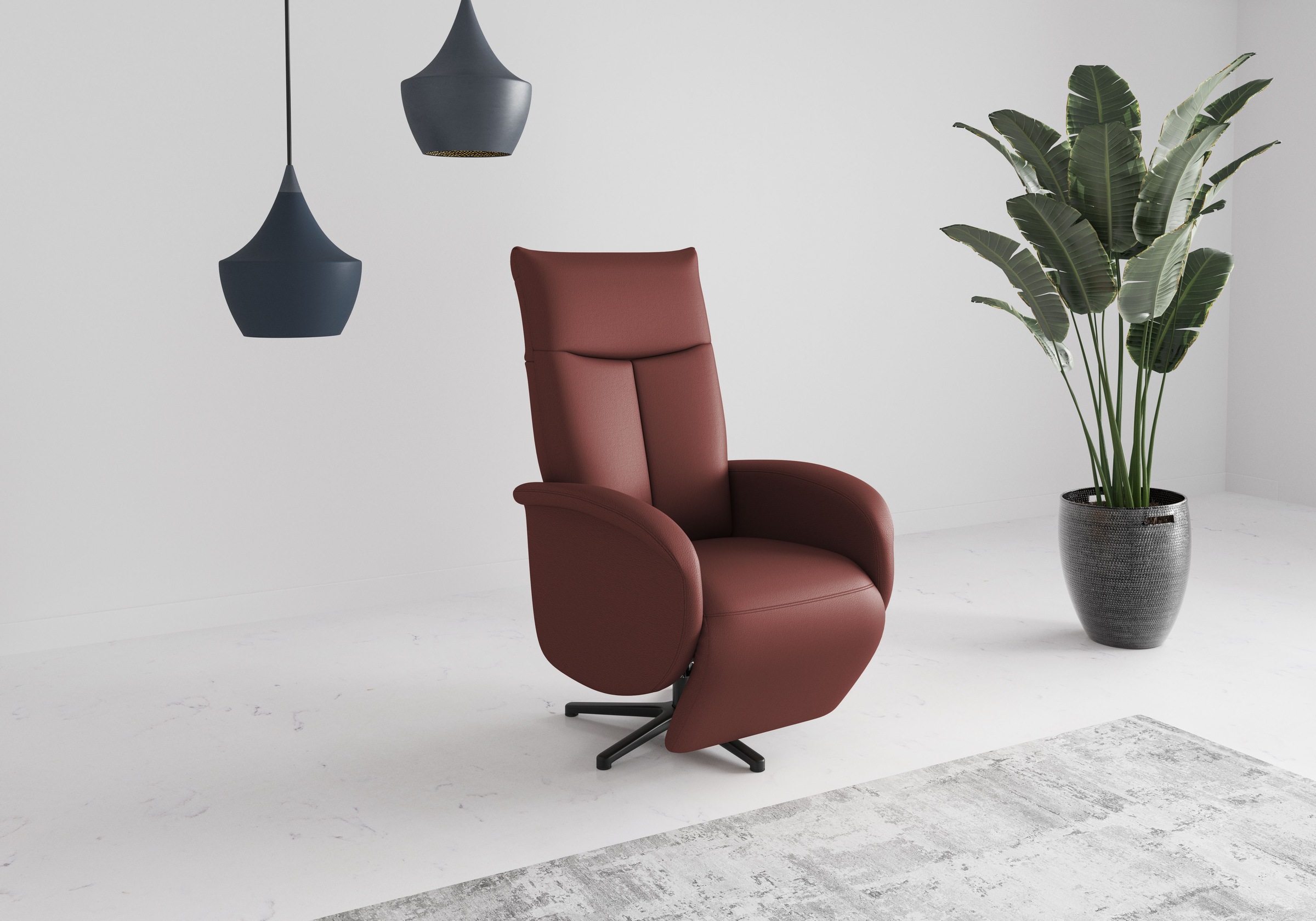 sit&more TV-Sessel "Juma, inkl. Drehfunktion & Kopfteilverstellung" Höhe Ar günstig online kaufen