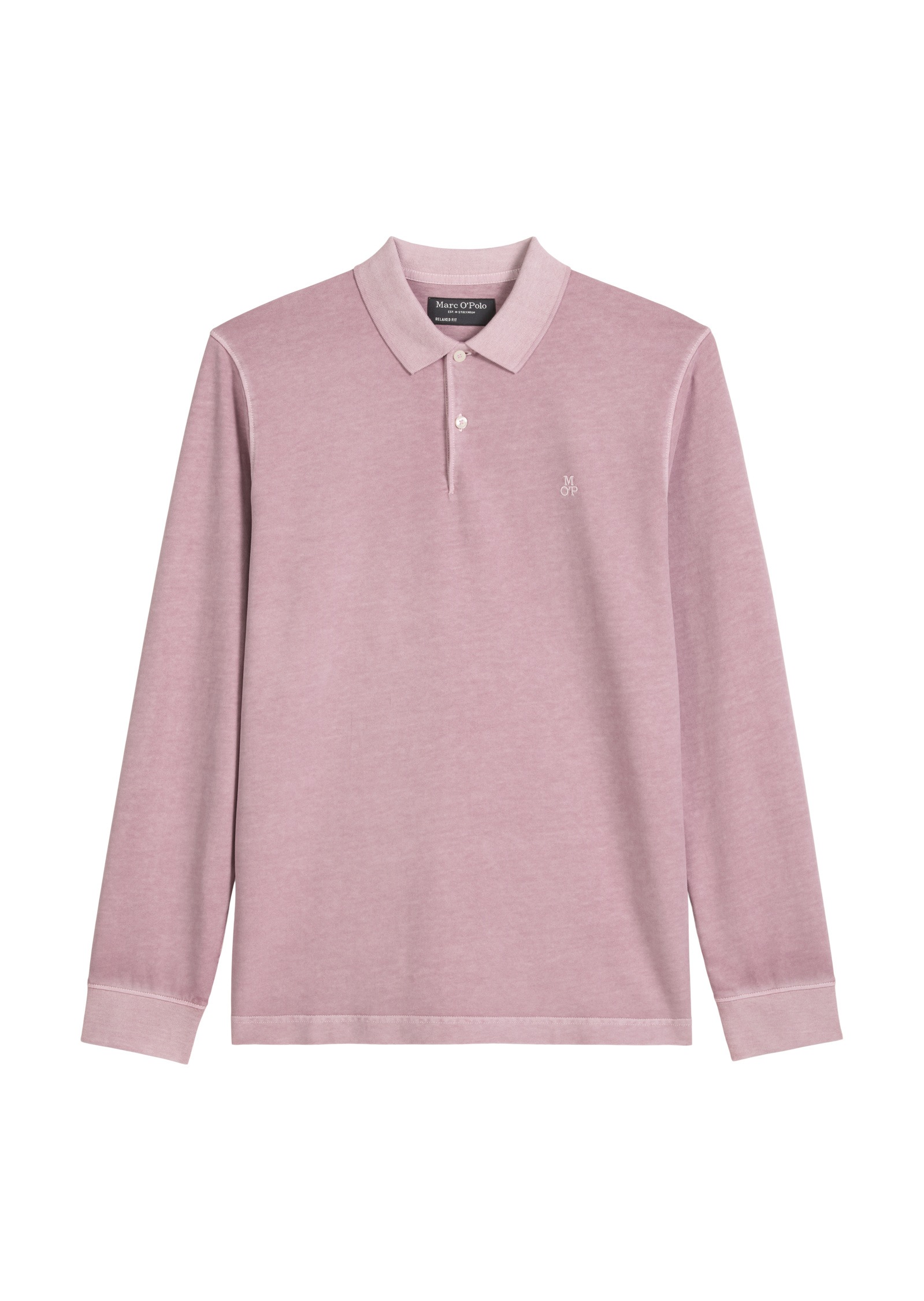 Marc O'Polo Langarm-Poloshirt »aus soft-touch Bio-Baumwoll-Jersey«