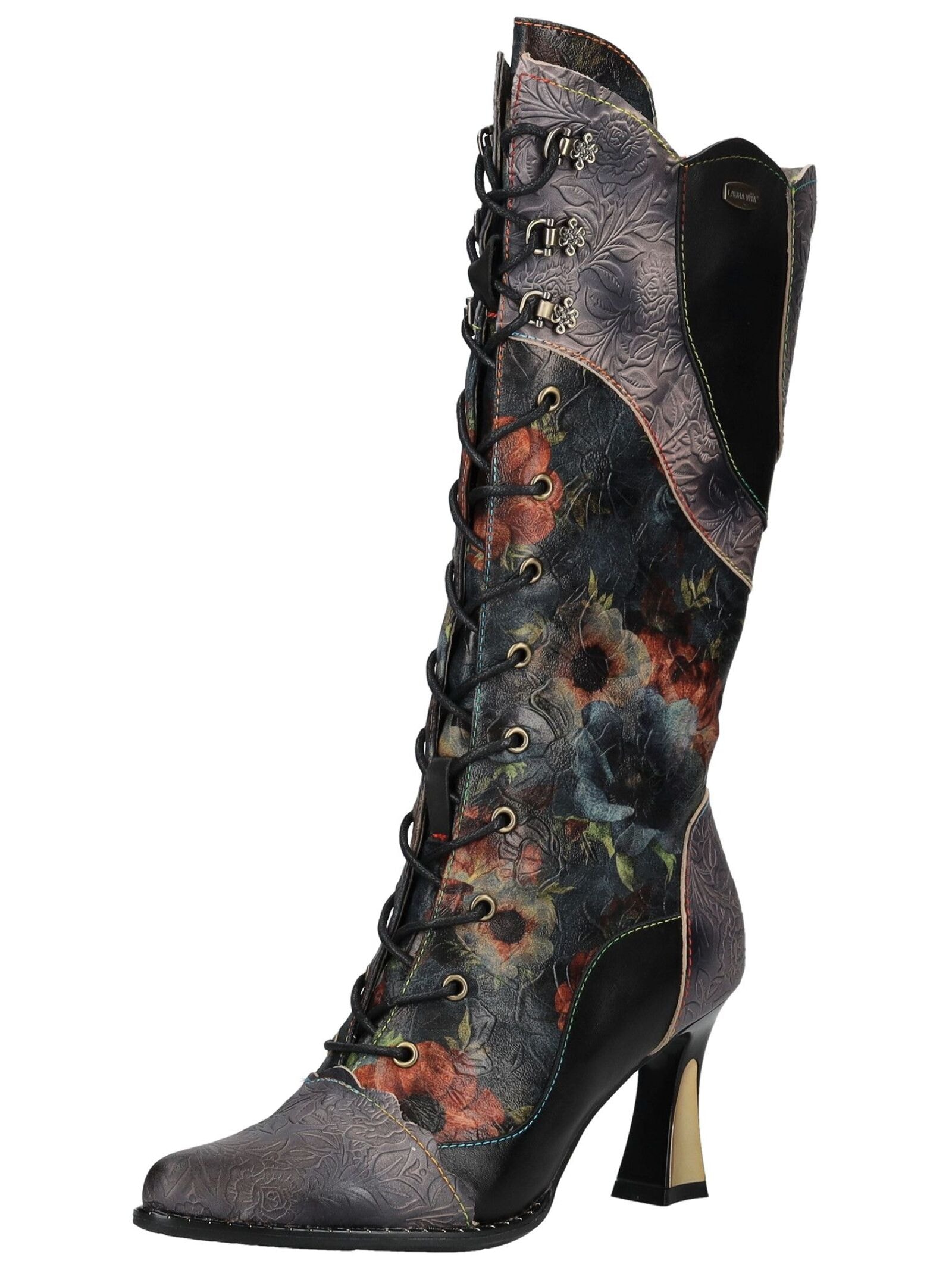 LAURA VITA Schnürstiefel "LAURA VITA Stiefel Leder/Textil" günstig online kaufen