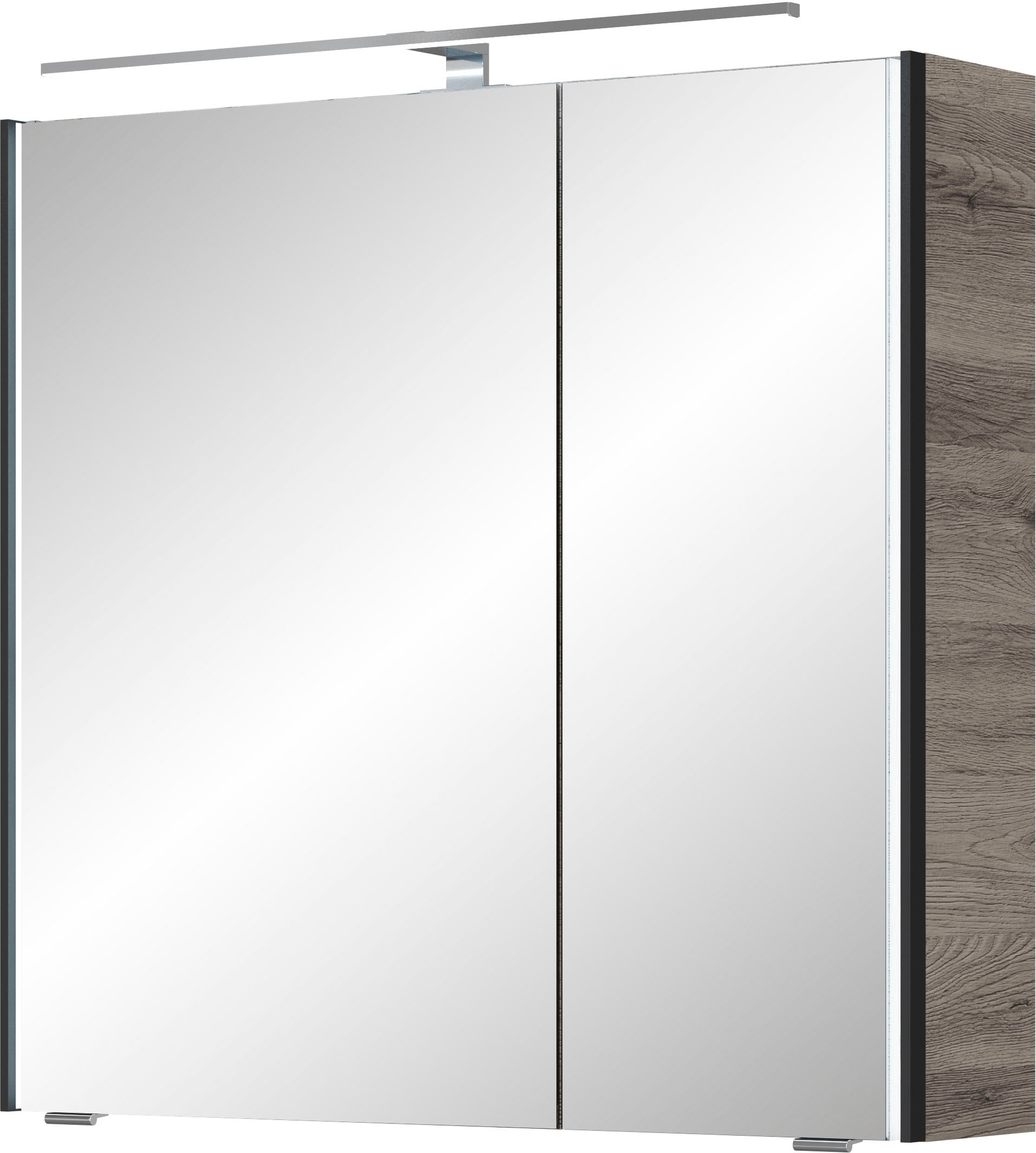 Saphir Spiegelschrank "Serie 7045 Badezimmer-Spiegelschrank inkl. LED-Beleuchtung, 2 Türen", Badschrank 73,2 cm breit, i