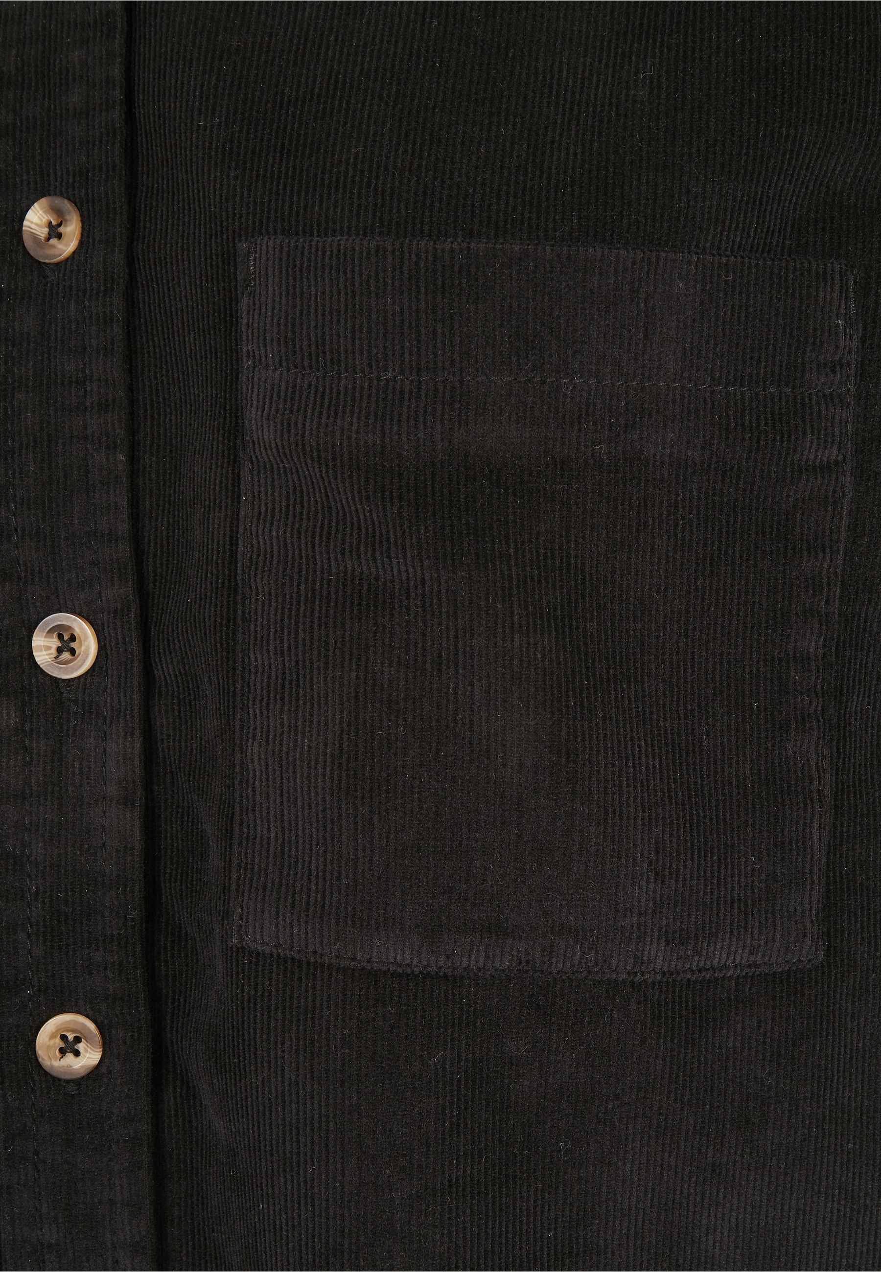 URBAN CLASSICS Langarmhemd »Urban Classics Damen Ladies Corduroy Oversized Shirt« 1 Stk.