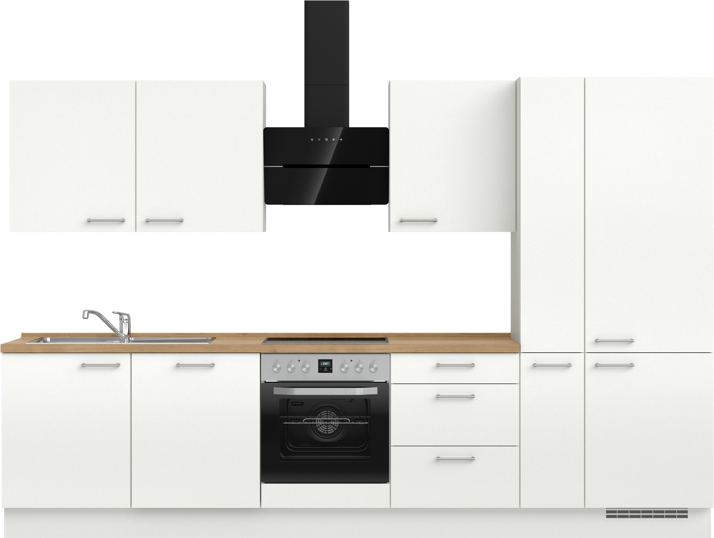 nobilia Küchenzeile ""Laser II", Ausrichtung wählbar, Breite 330 cm" vormon günstig online kaufen