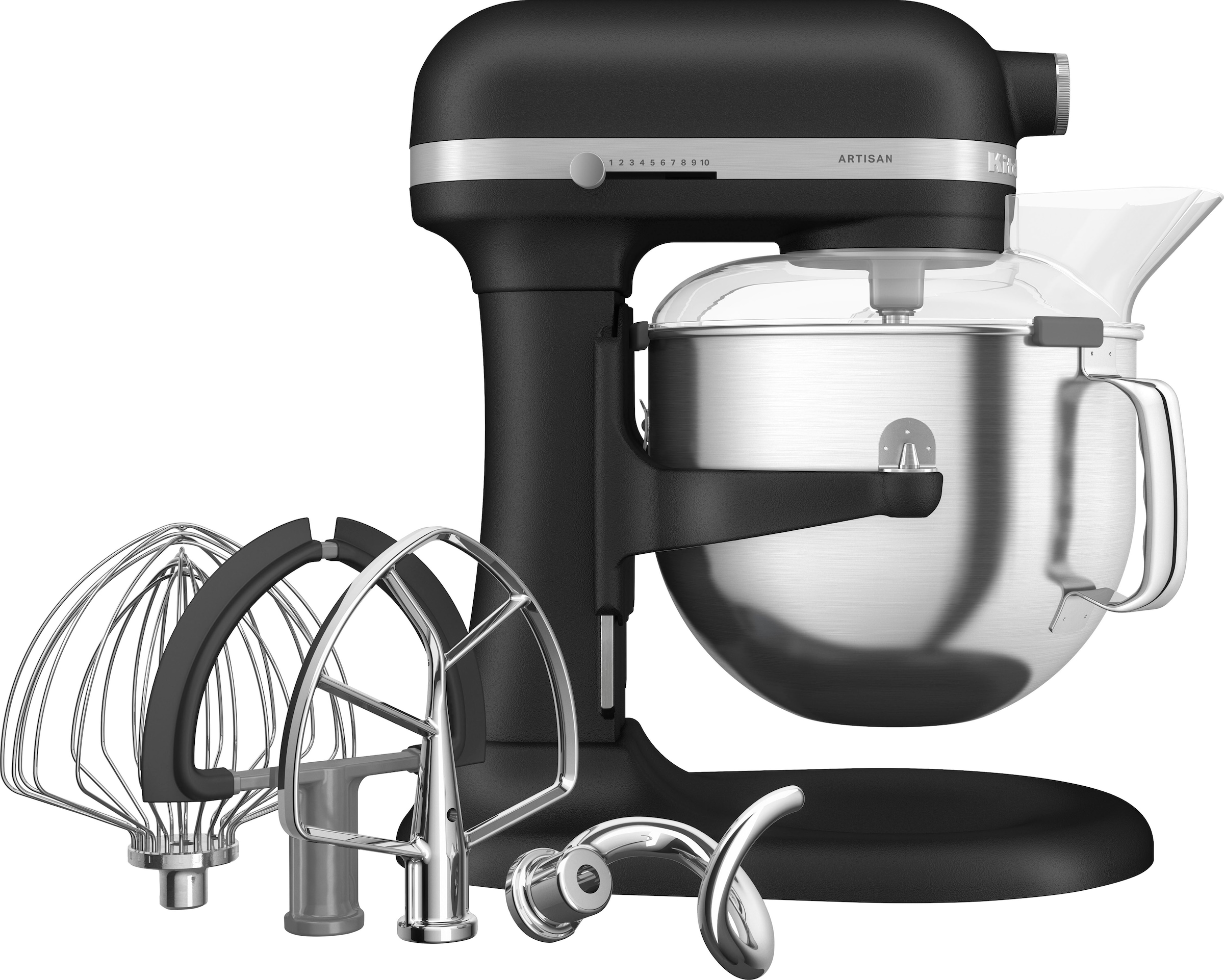 KITCHENAID Küchenmaschine "5KSM70SHXECA", B:28,7cm H:41,9cm T:37,15cm, schwarz, Küchenmaschinen