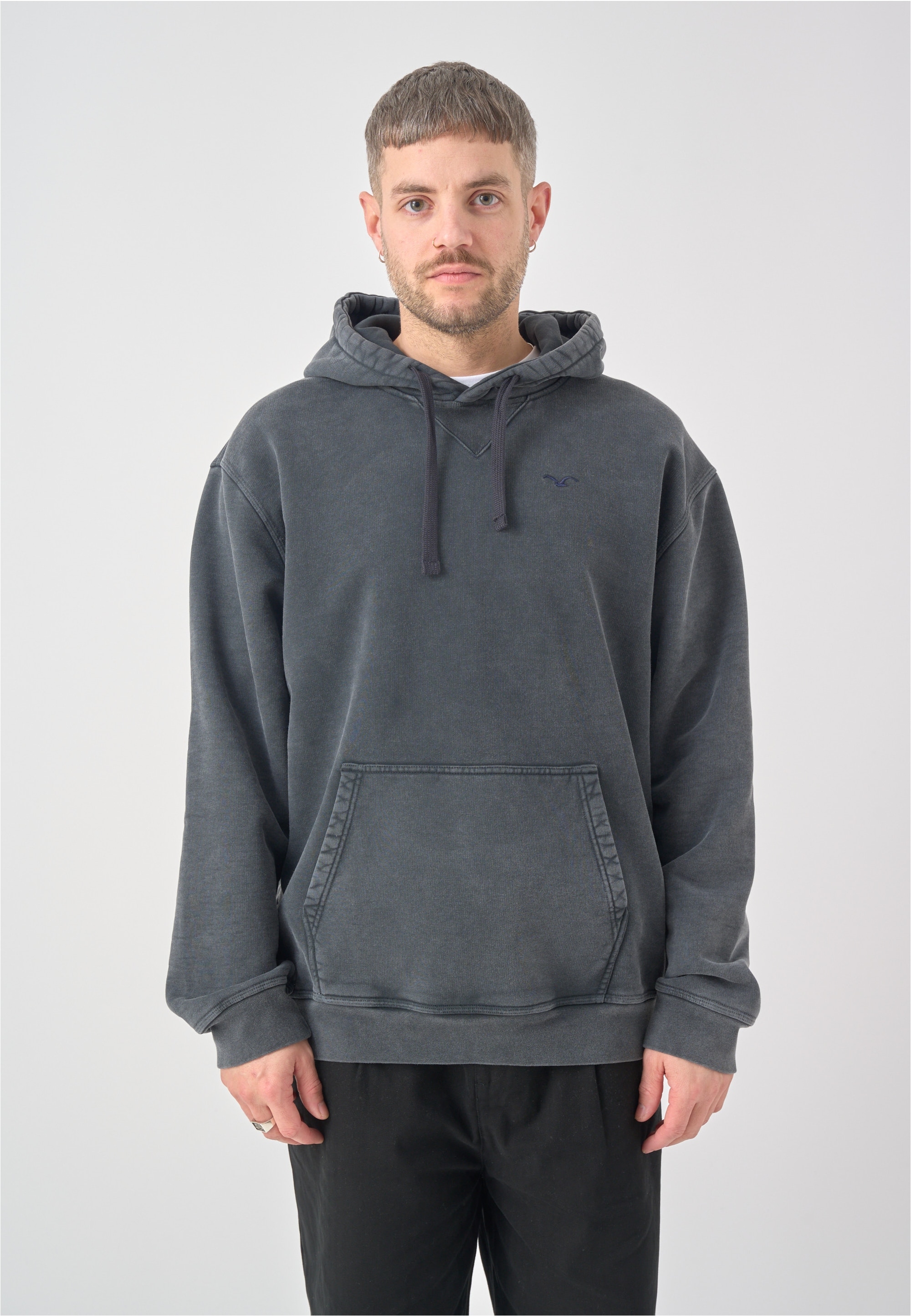 Kapuzensweatshirt »Boxy Hooded Ligull Washed«, im lockeren Schnitt