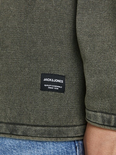 Jack & Jones Strickpullover »JJELEO KNIT CREW NECK NOOS«, mit Rundhalsausschnitt