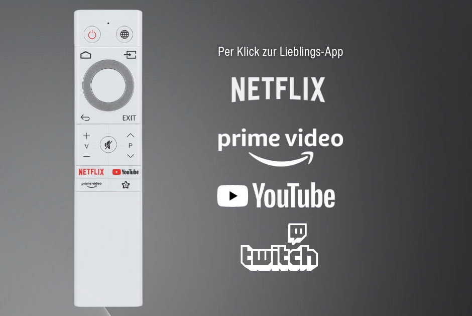 Telefunken LED-Fernseher »TV WITH ME ML24G«, HD ready, Smart-TV