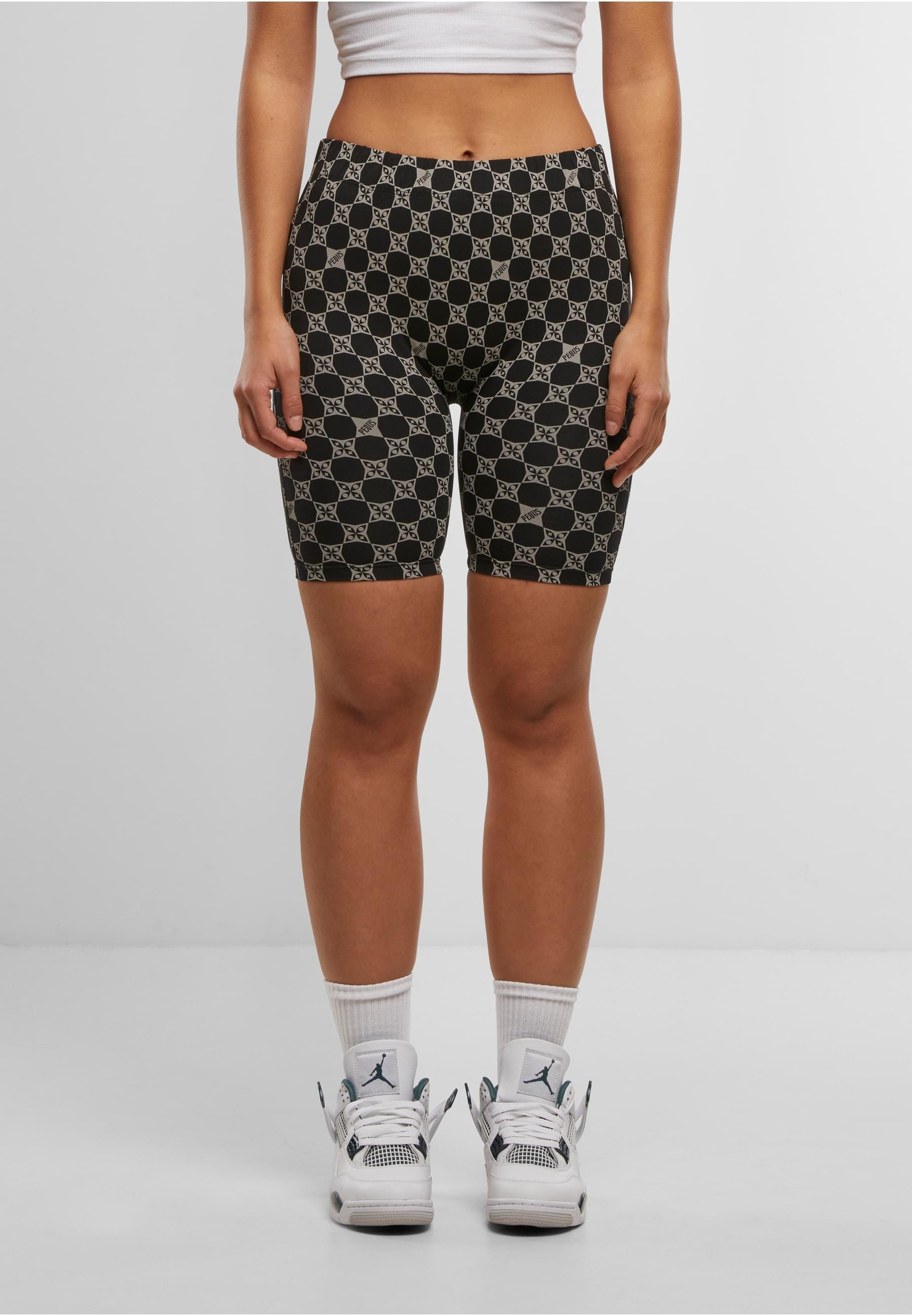 PEQUS Radlerhose »PEQUS PEQUS Aether Monogram Biker Shorts«