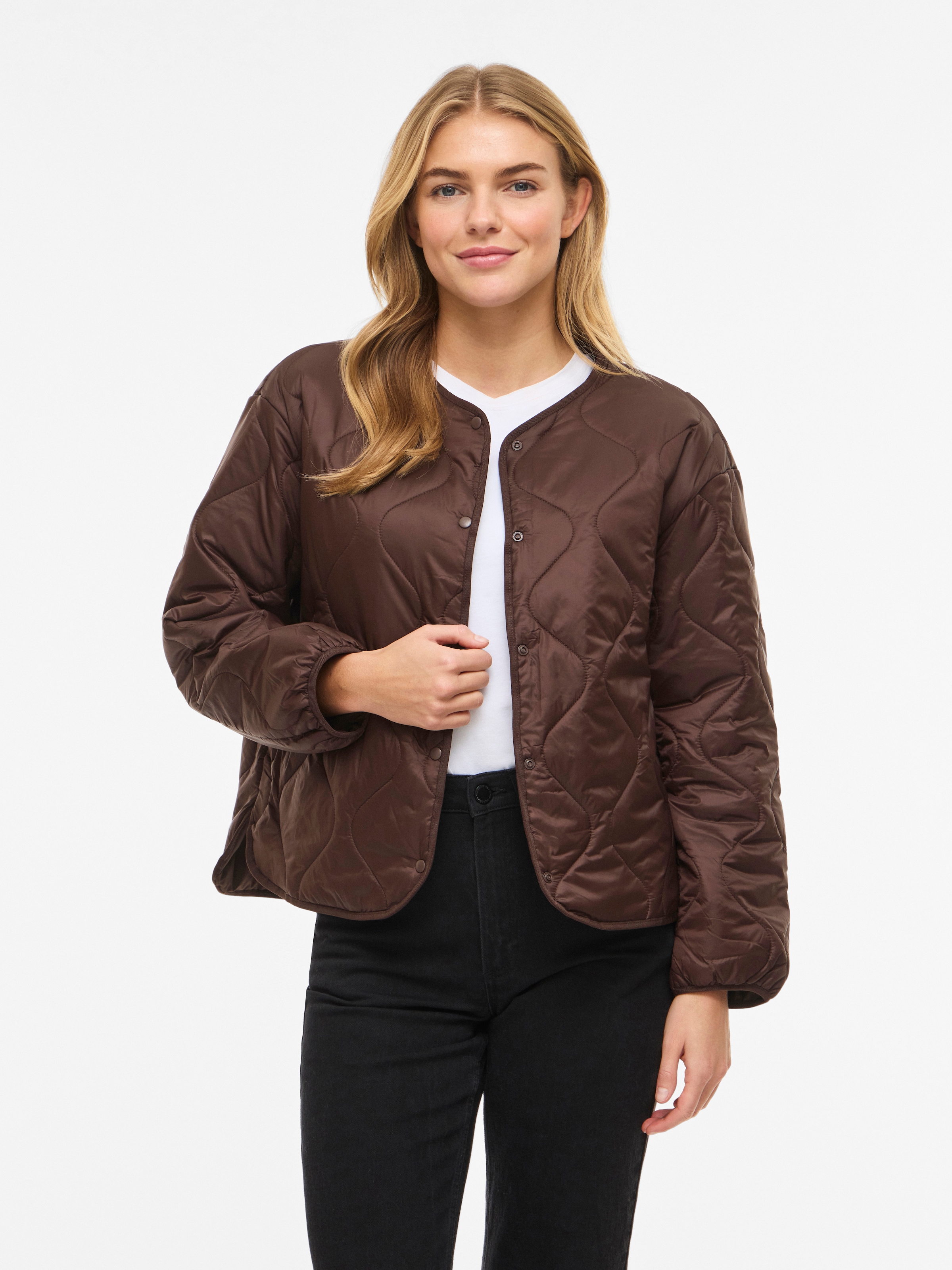 Vila Steppjacke "VIDUNE LIGHT JACKET - NOOS" Kunstfaser