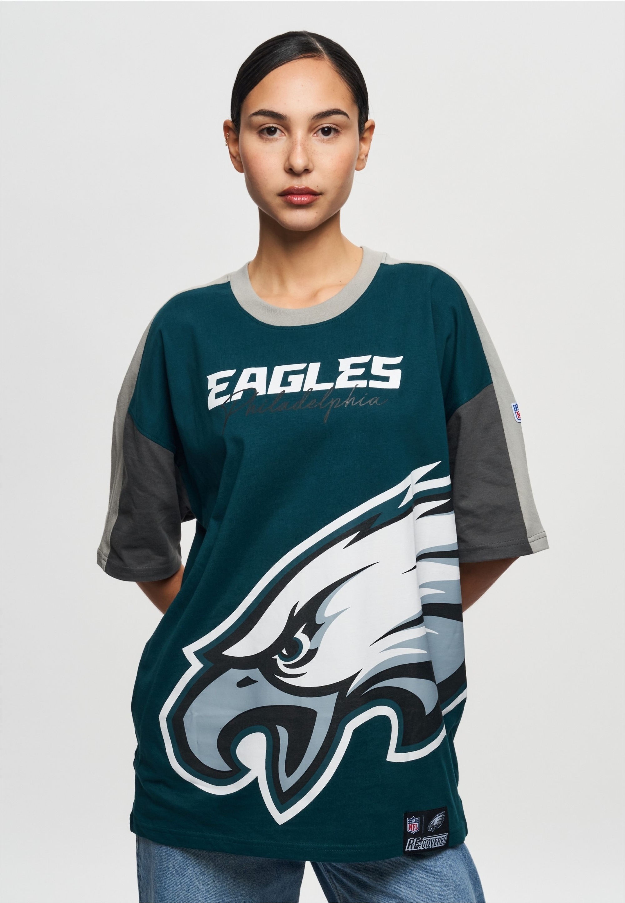Recovered T-Shirt "NFL Eagles Philadelphia Cut and Sew Midnight", 1 Stk. fü günstig online kaufen
