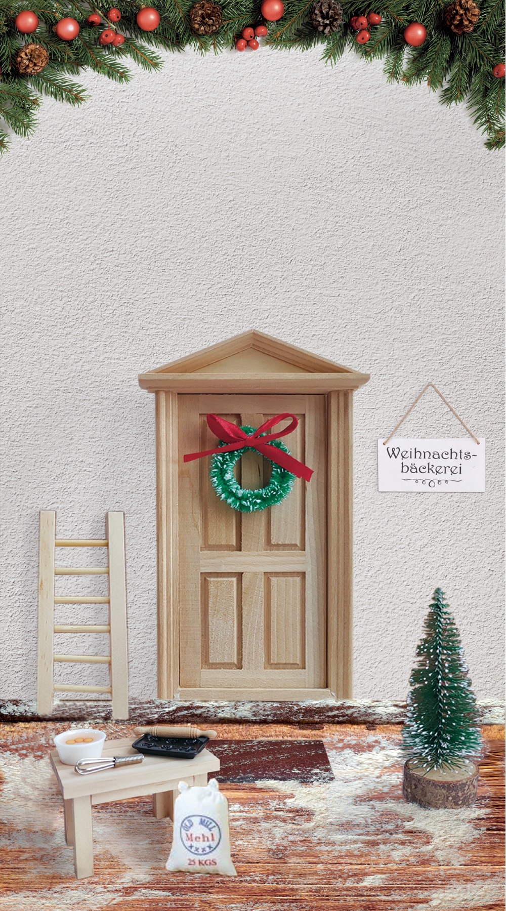 Tanner Kreativset »Wichteltür Weihnachtsbäckerei«