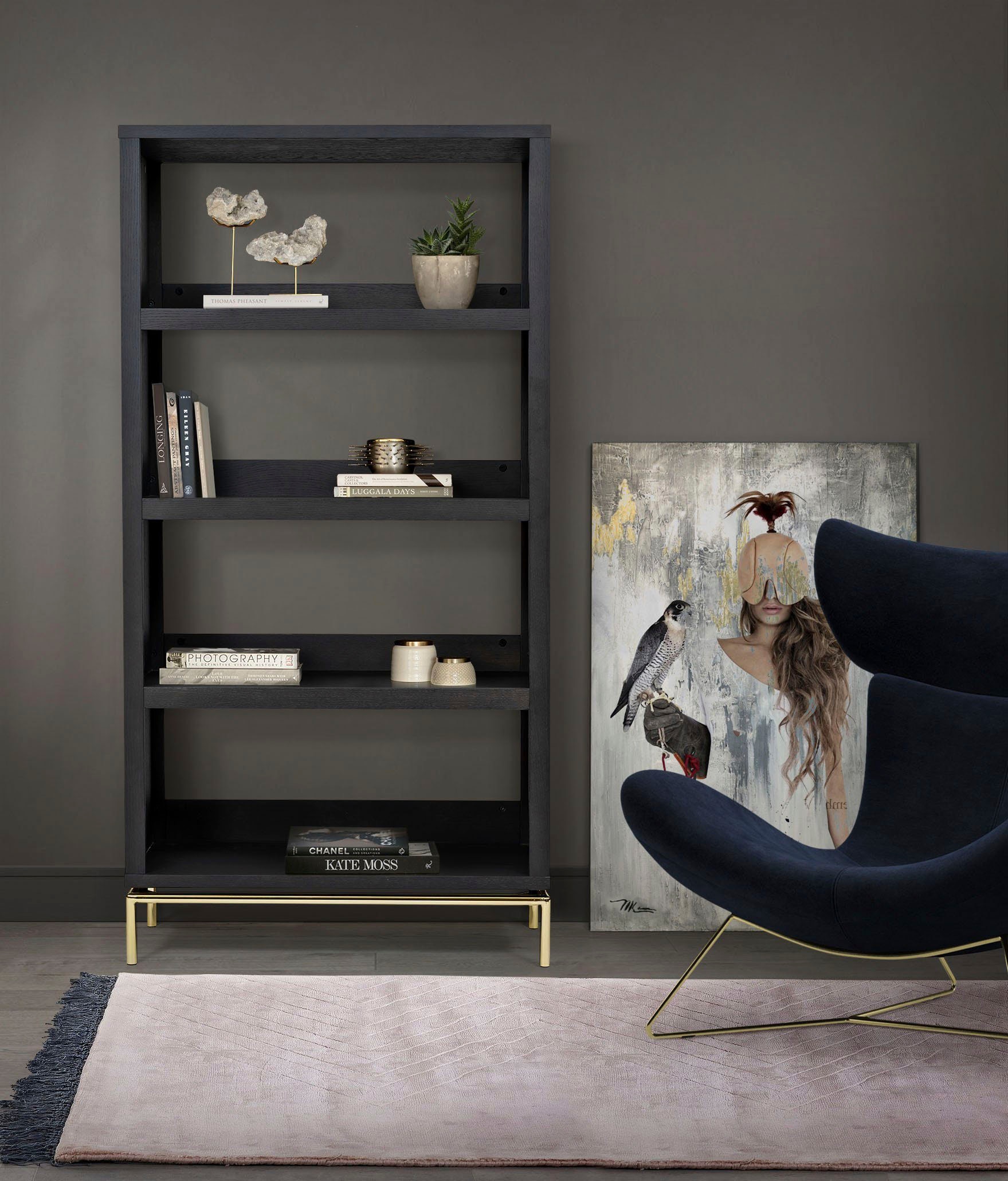 Woodman Bücherregal "Pimlico" im skandinavischen Design, mit viel Stauraum, günstig online kaufen
