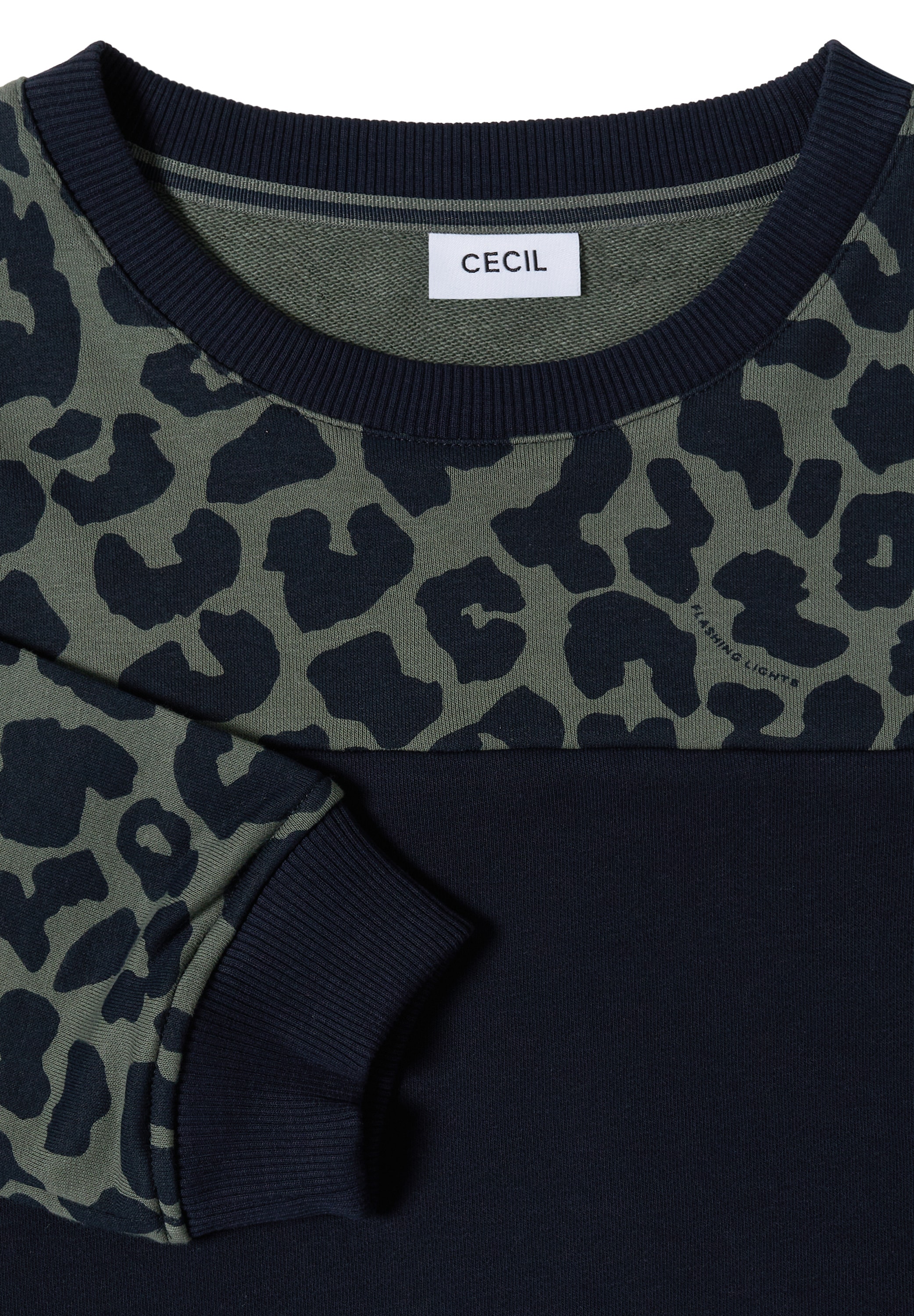 Cecil Sweatshirt , mit Leomuster
