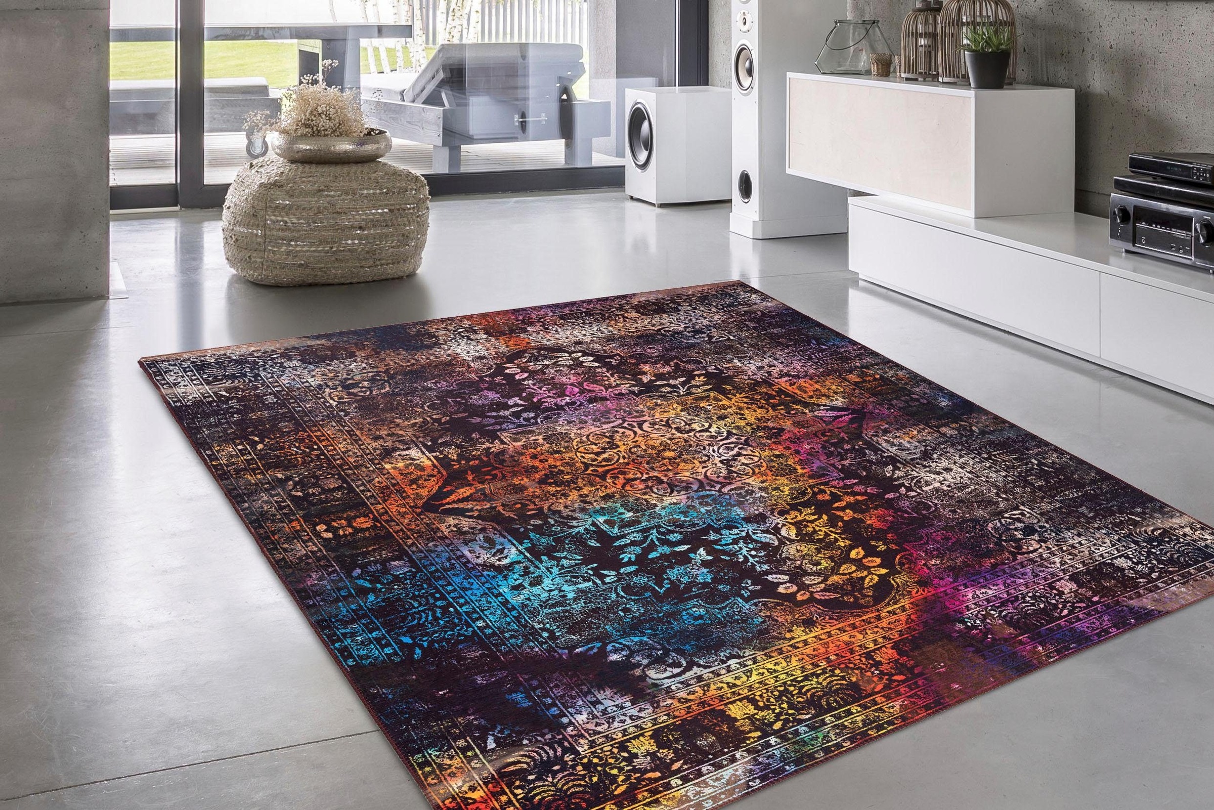 Bruno Banani Teppich "Emery" rechteckig 6 mm Höhe Vintage-Design, Orient-De günstig online kaufen